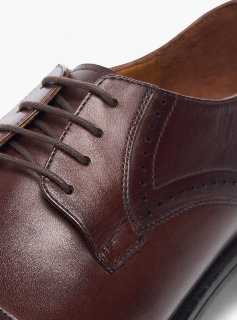 Duchini Men Genuine Leather Lace-Up Derby Shoes-men-shoes-formalshoes-image-4