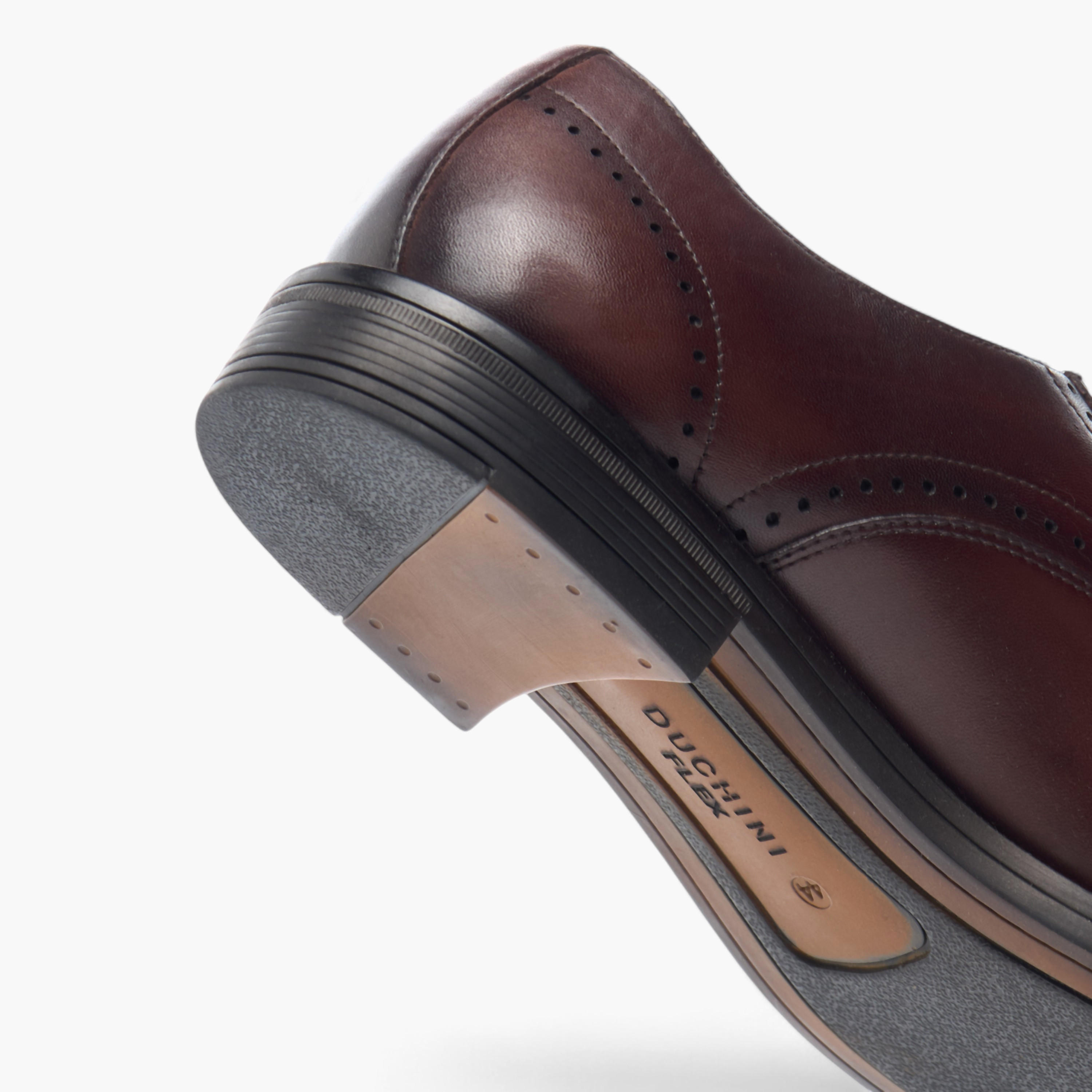 Duchini Men Genuine Leather Lace-Up Derby Shoes-men-shoes-formalshoes-image-5