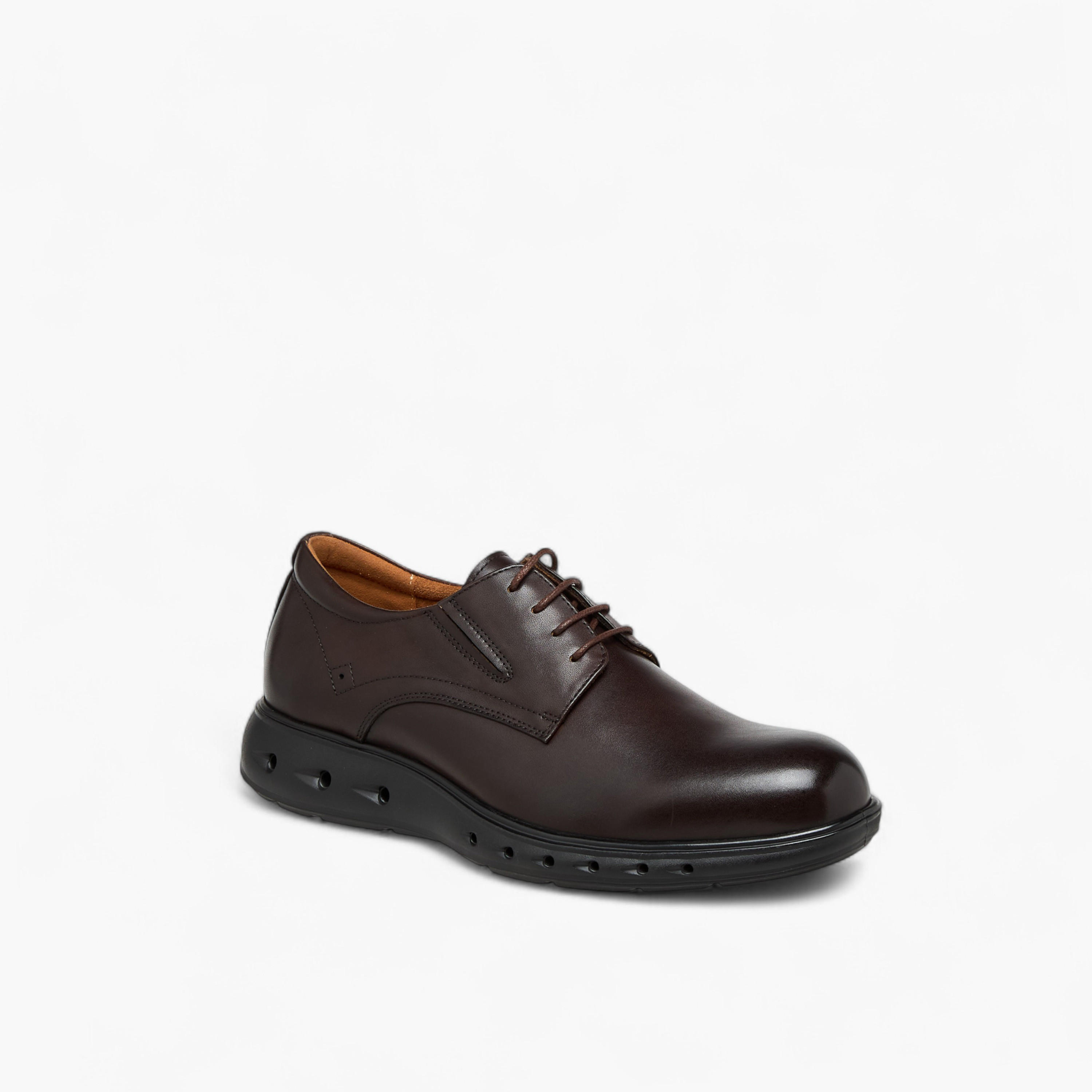 Le Confort Men Solid Lace-Up Leather Derby Shoes-men-shoes-formalshoes-image-2