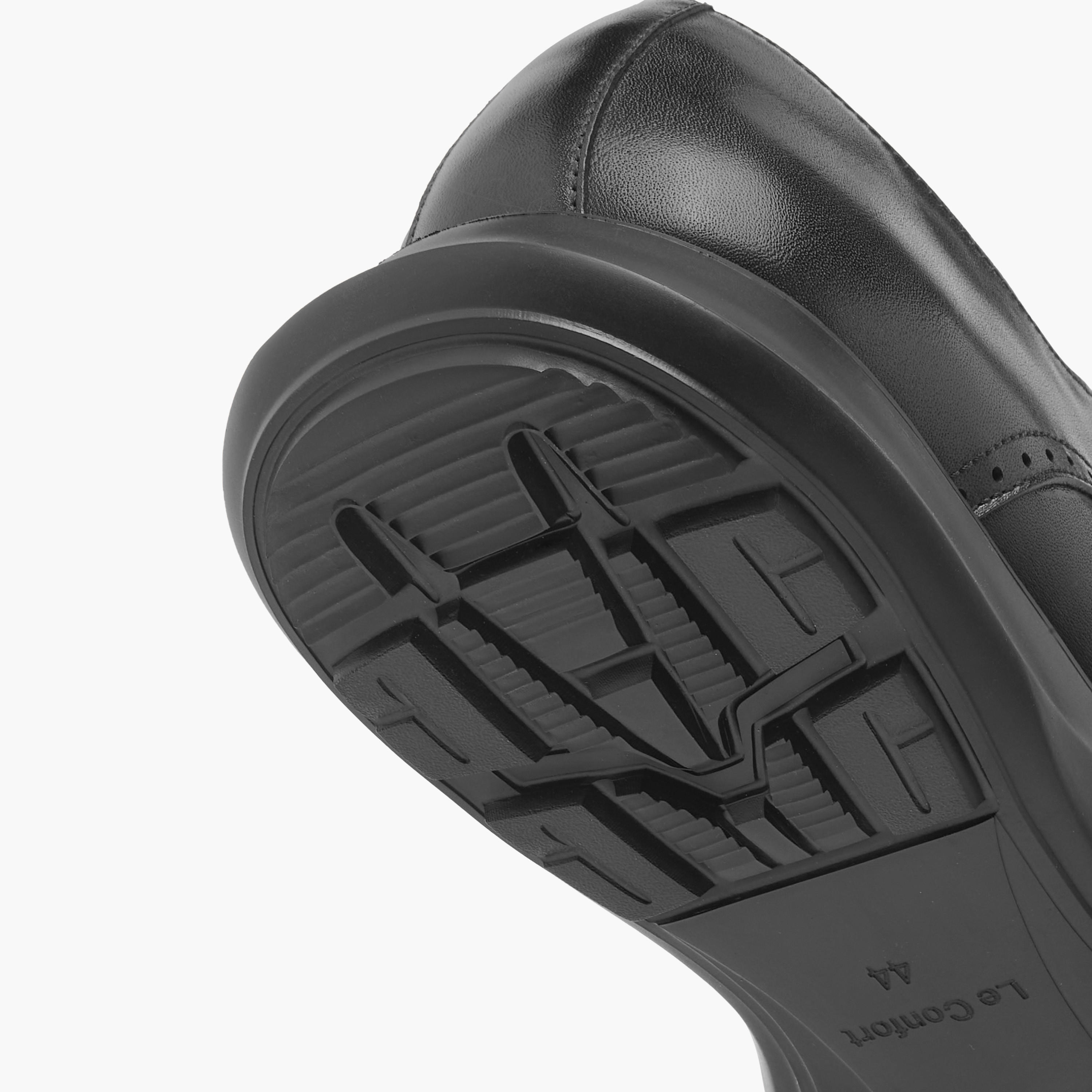 حذاء ديربي جلد مثقّب برباط من لو كونفورت-men-shoes-formalshoes-image-5