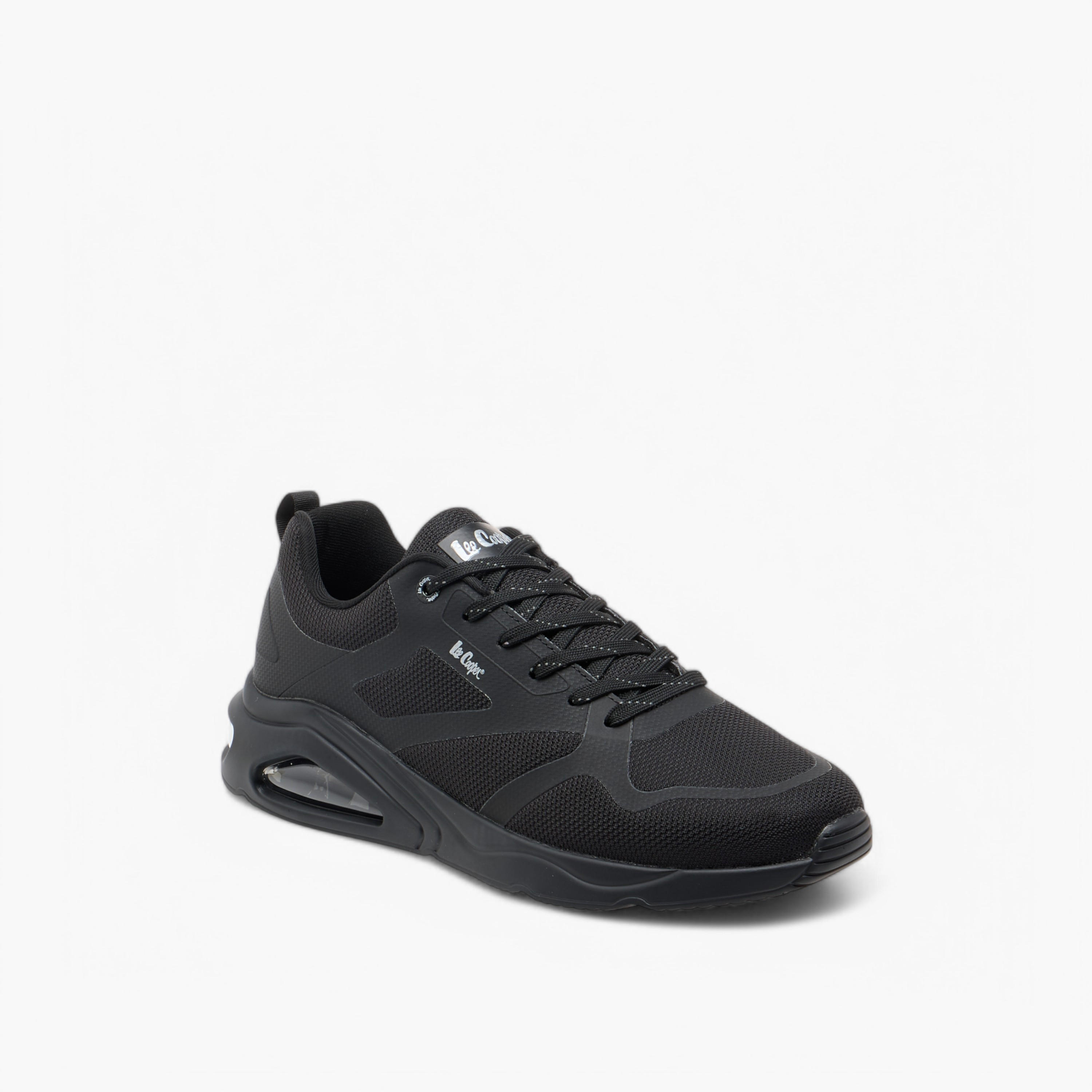 Lee Cooper Men's Panelled Sneakers with Lace-Up Closure-men-shoes-sneakers-image-2