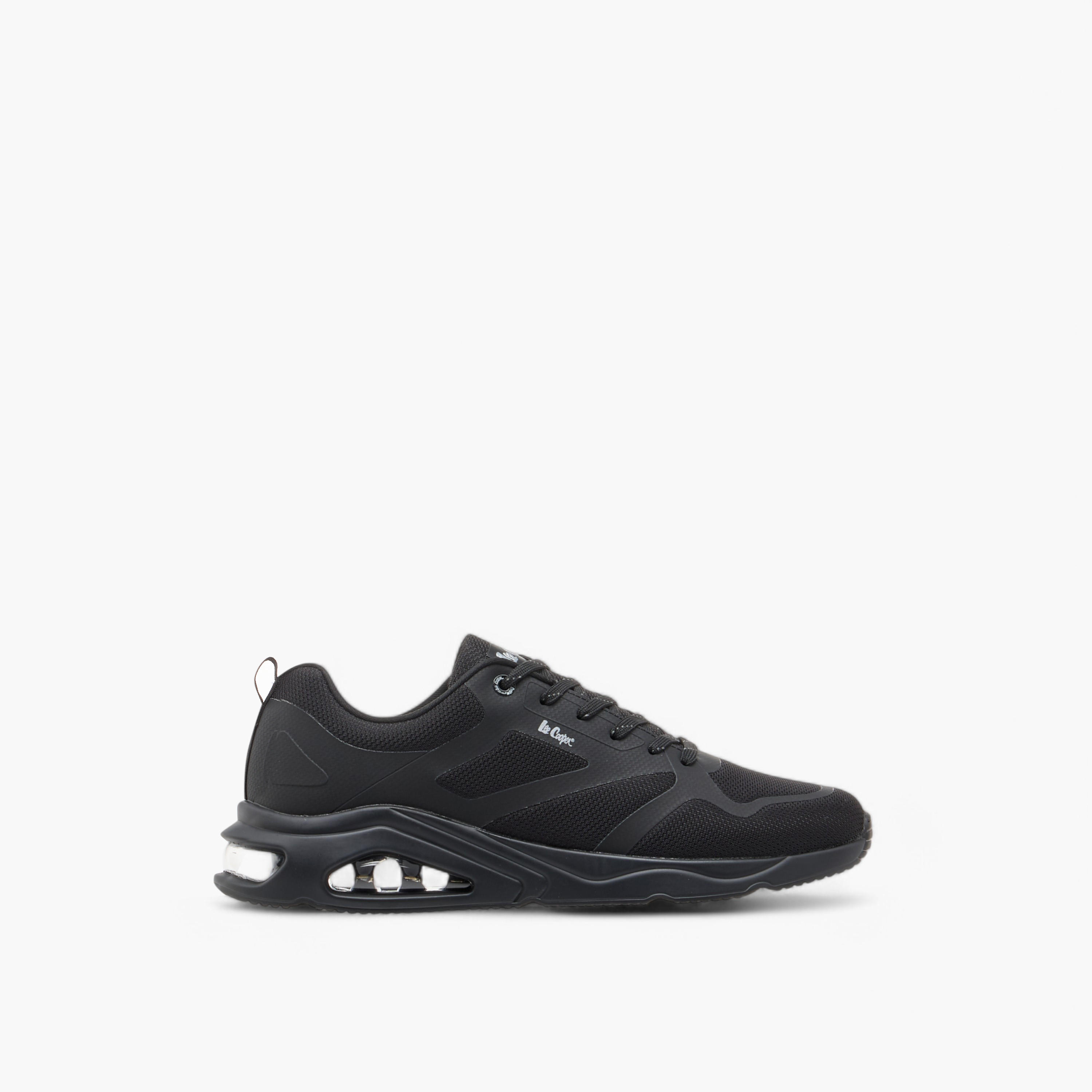 Lee Cooper Men's Panelled Sneakers with Lace-Up Closure-men-shoes-sneakers-image-3