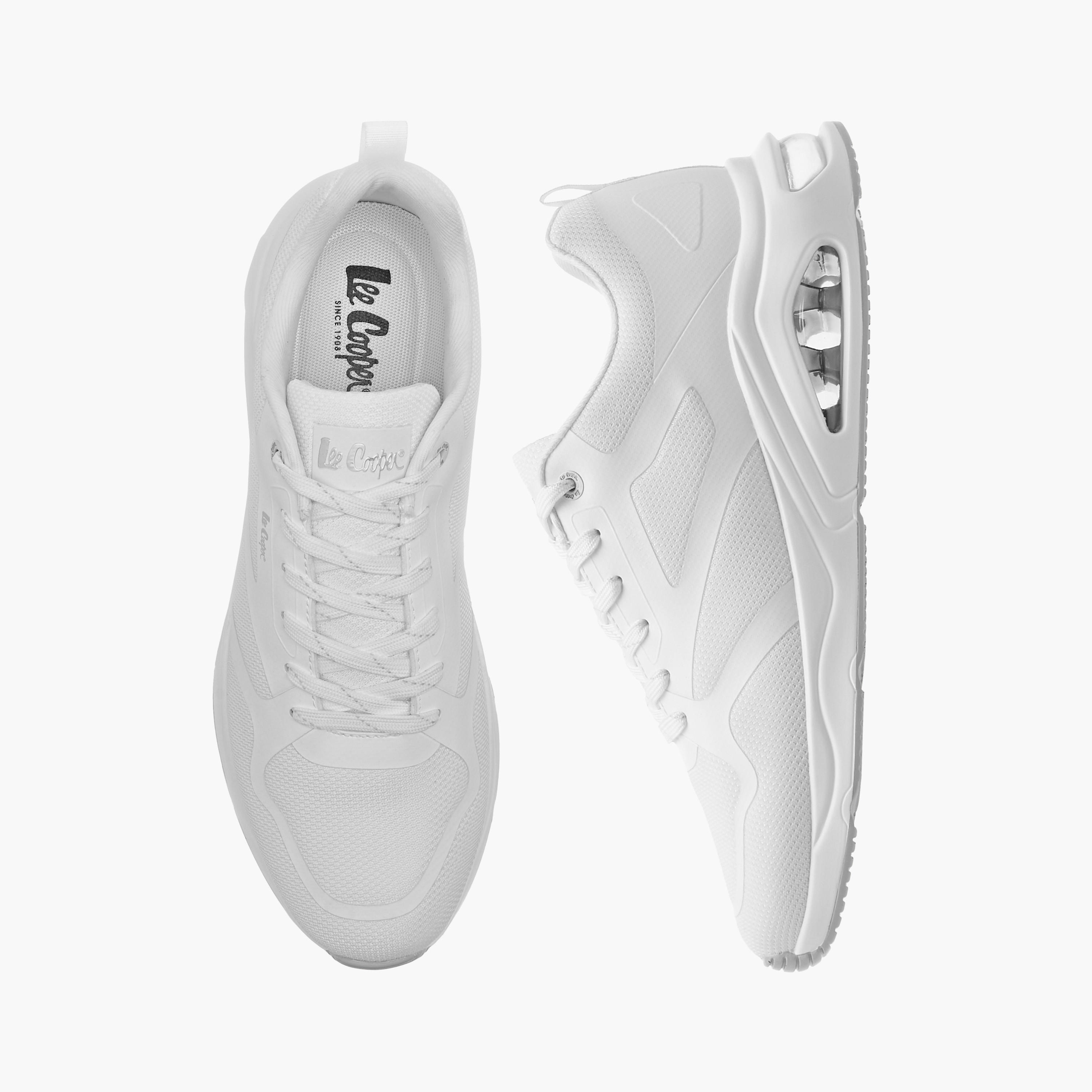 Lee Cooper Men's Panelled Sneakers with Lace-Up Closure-men-shoes-sneakers-image-1