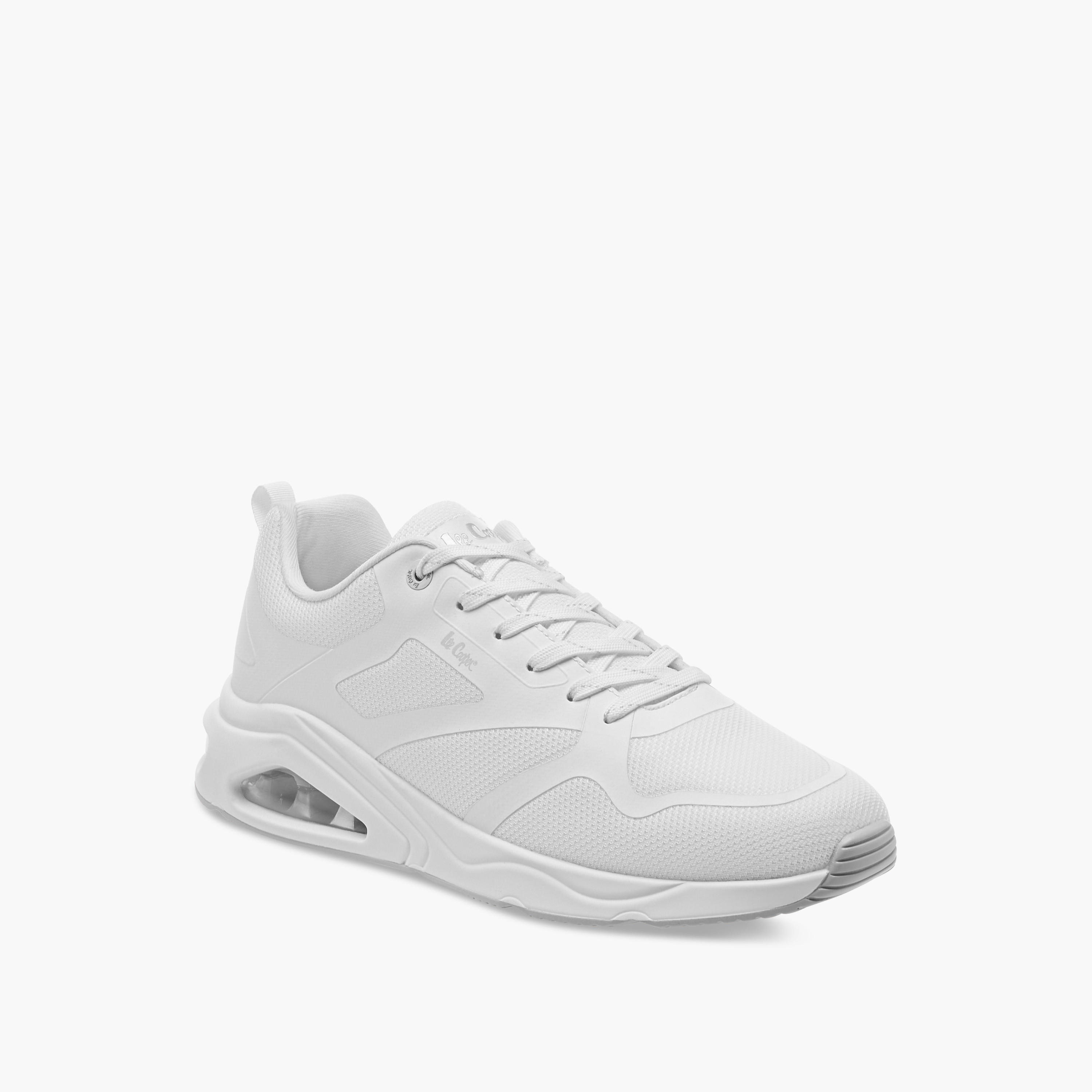 Lee Cooper Men's Panelled Sneakers with Lace-Up Closure-men-shoes-sneakers-image-2