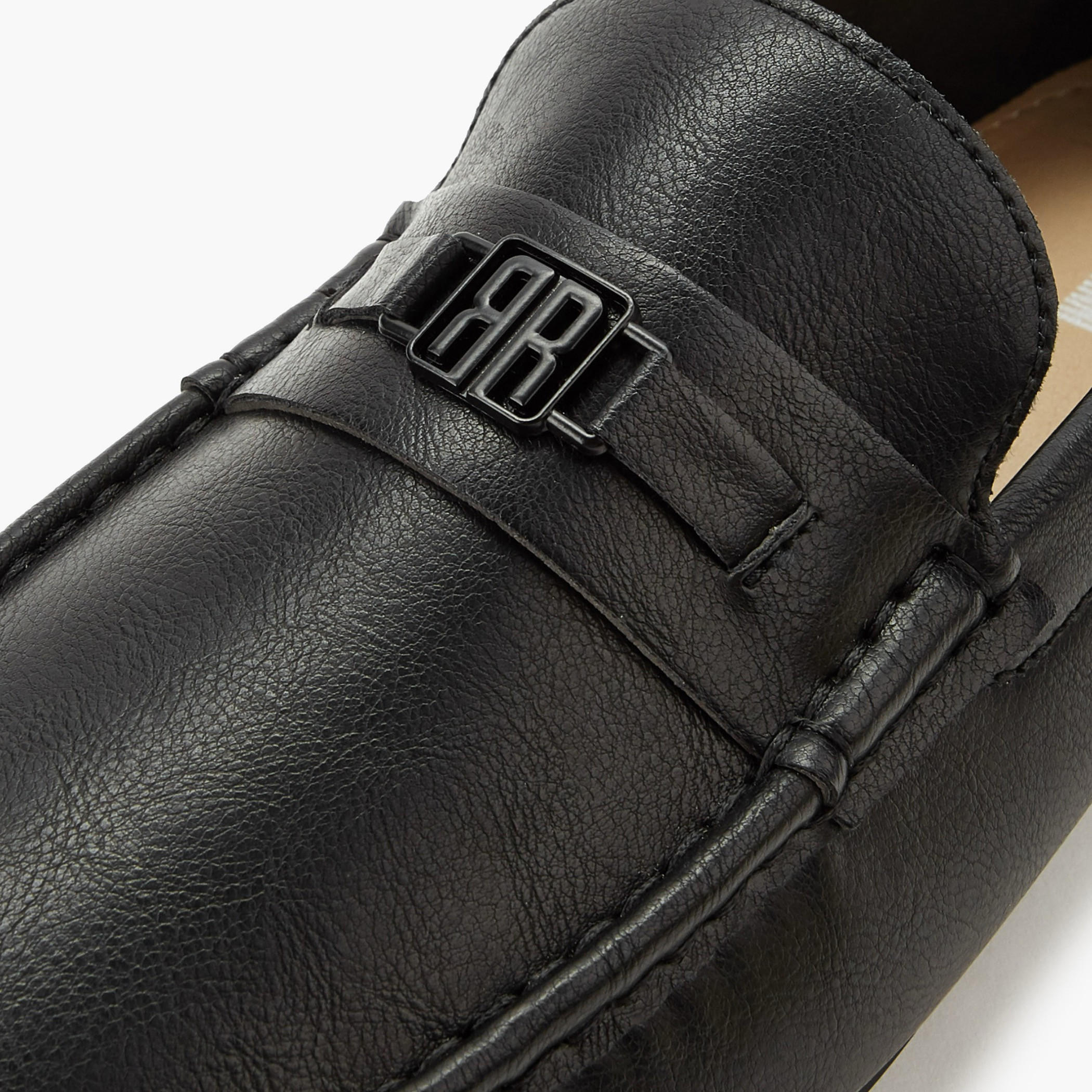 Renzo Ruganni Men Logo Accent Slip-On Moccasins-men-shoes-loafersandmoccasins-image-4
