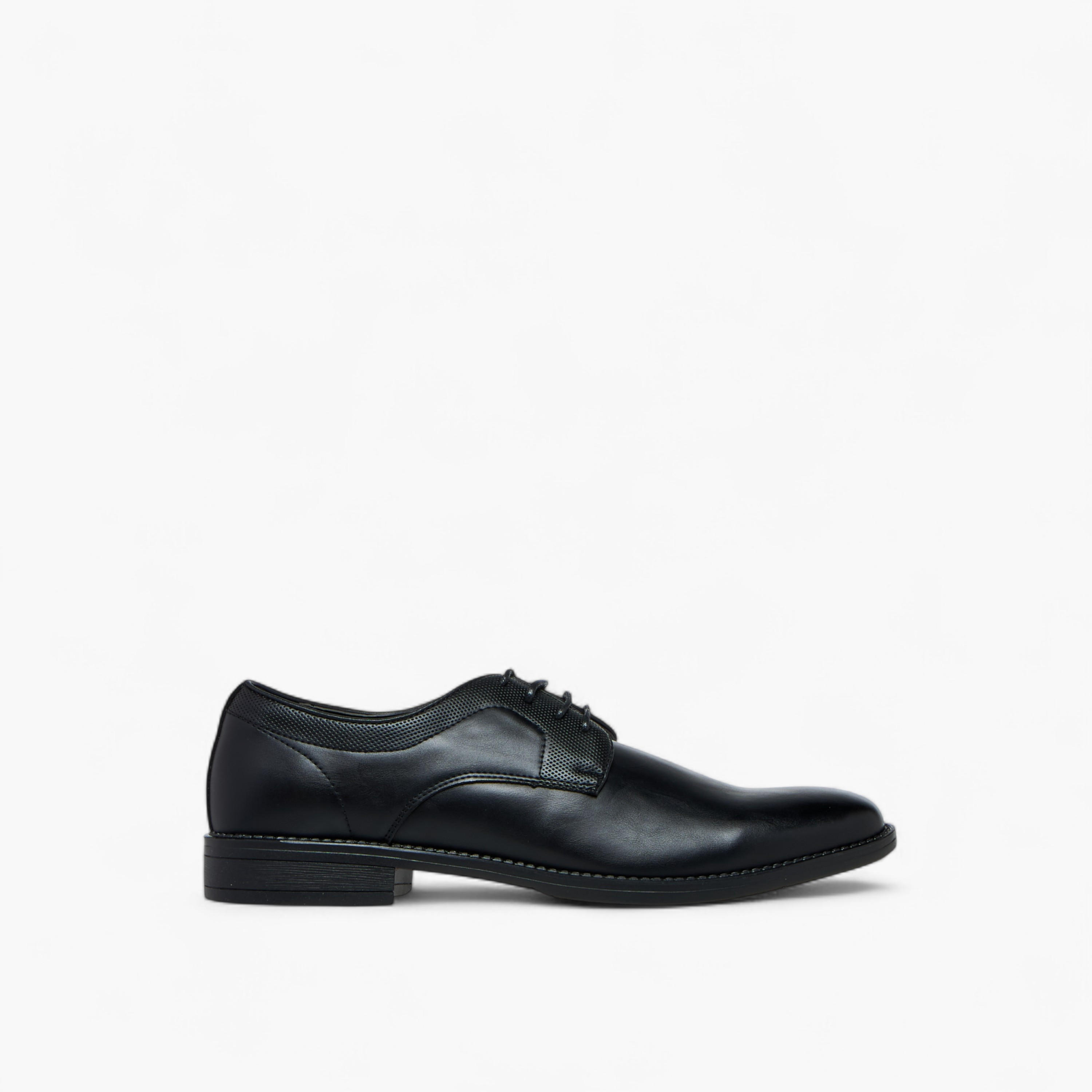 LBL by Shoexpress Solid Lace-Up Derby Shoes-men-shoes-formalshoes-image-3
