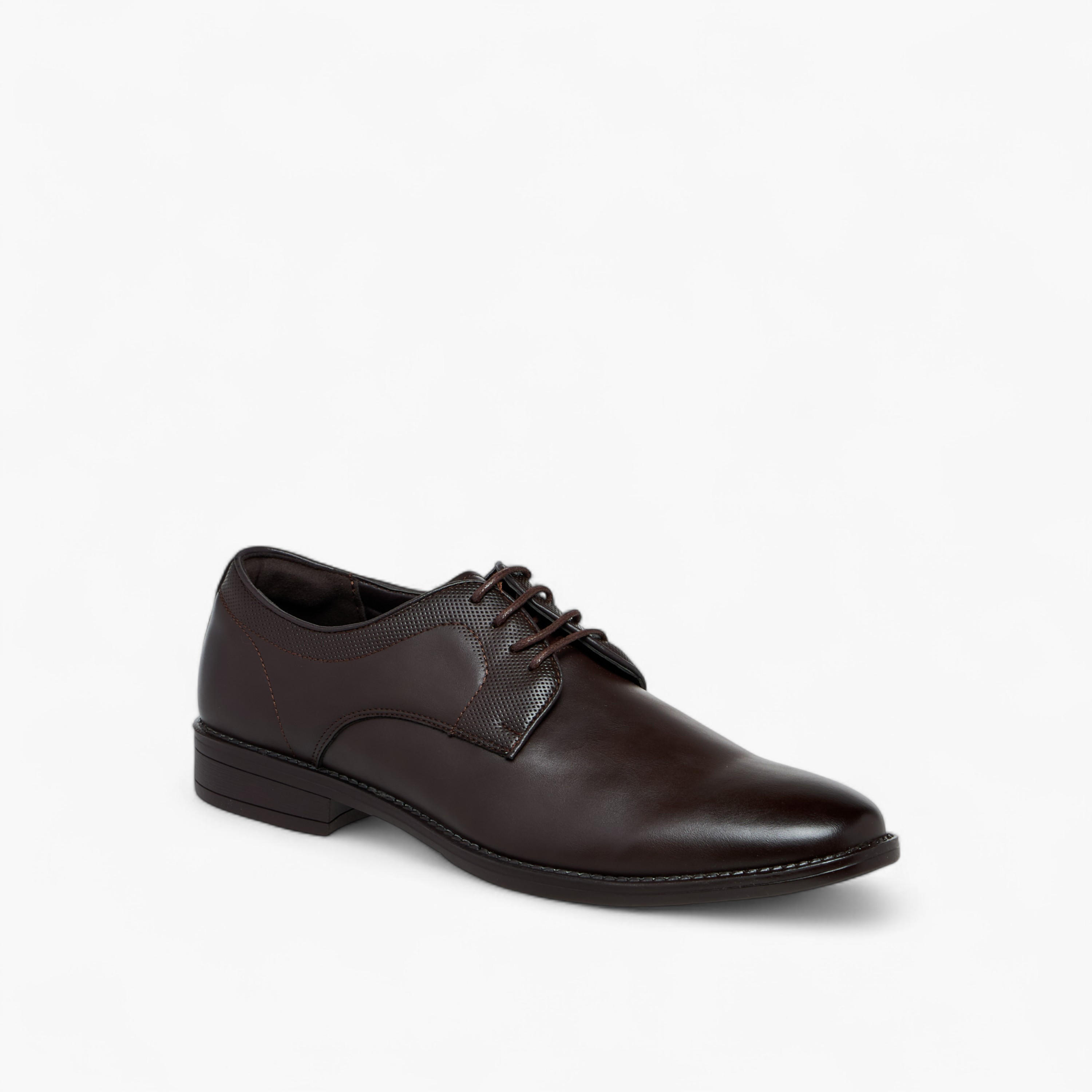 LBL by Shoexpress Solid Lace-Up Derby Shoes-men-shoes-formalshoes-image-2