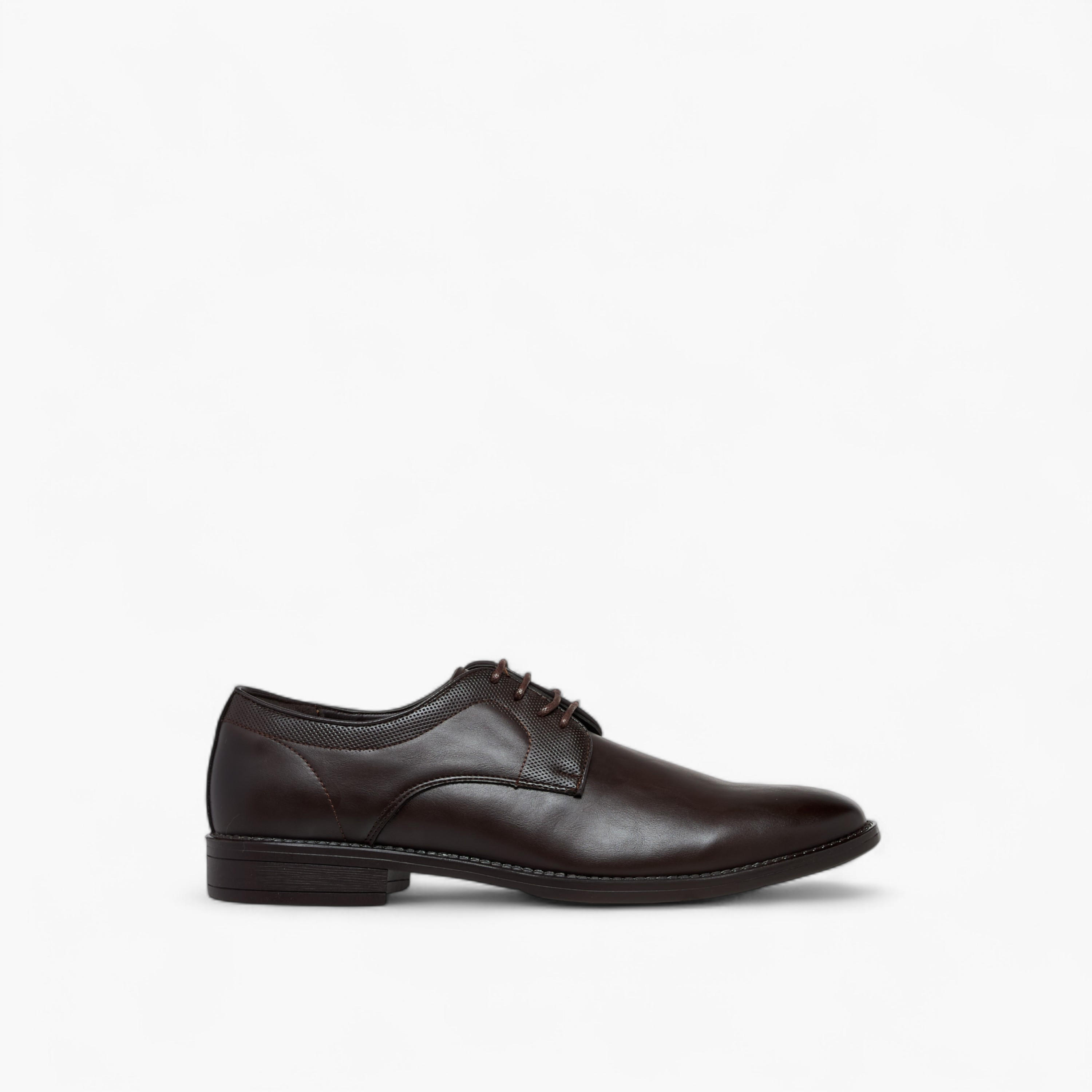 LBL by Shoexpress Solid Lace-Up Derby Shoes-men-shoes-formalshoes-image-3