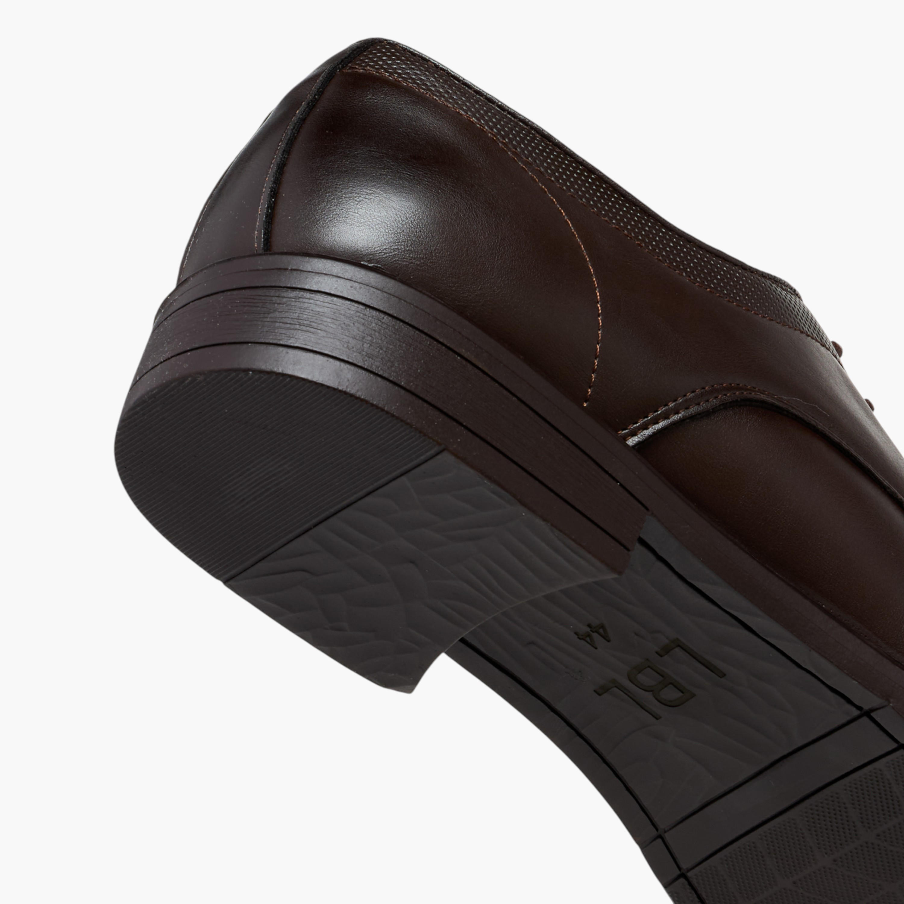 LBL by Shoexpress Solid Lace-Up Derby Shoes-men-shoes-formalshoes-image-5