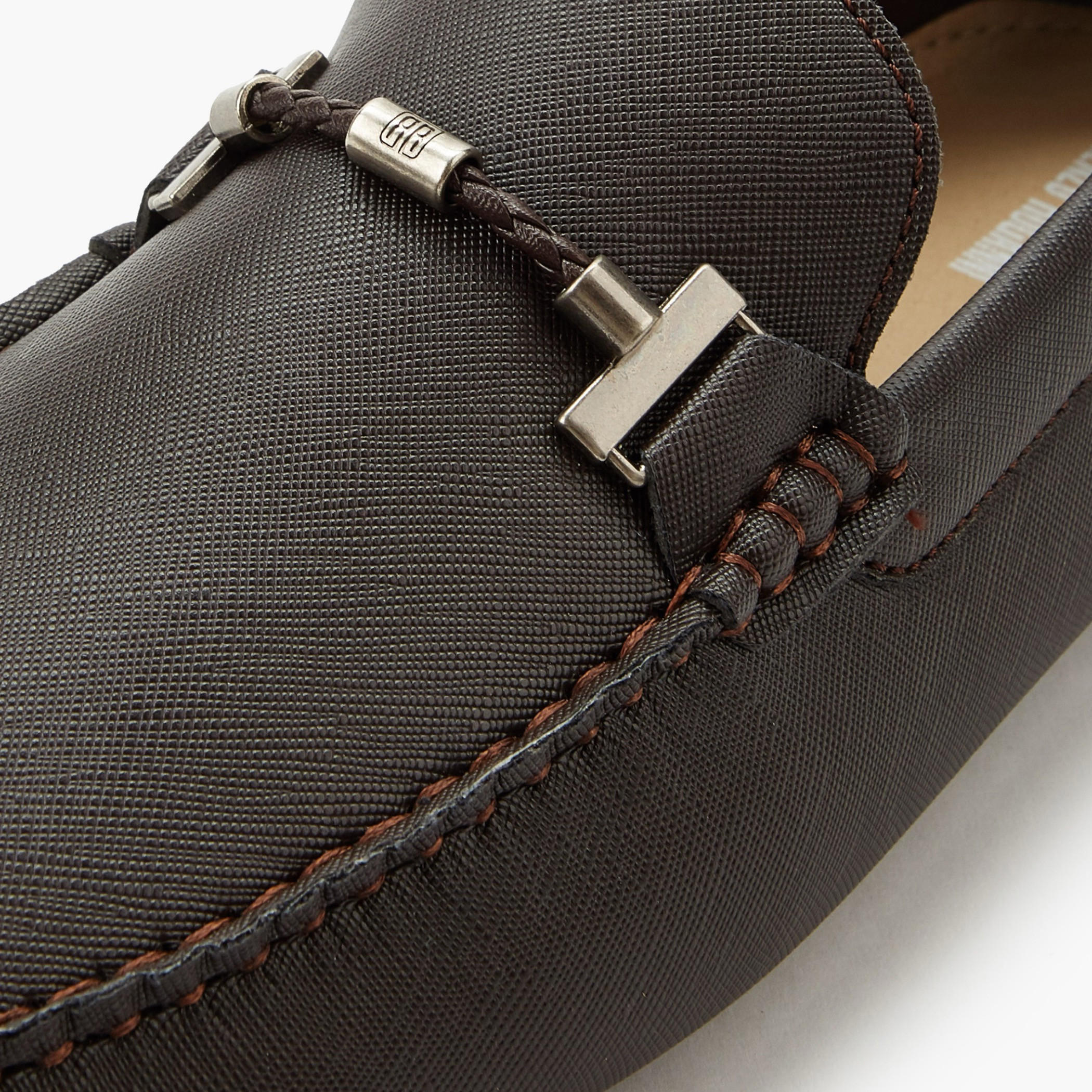 Renzo Ruganni Men Textured Slip-On Moccasins-men-shoes-loafersandmoccasins-image-4