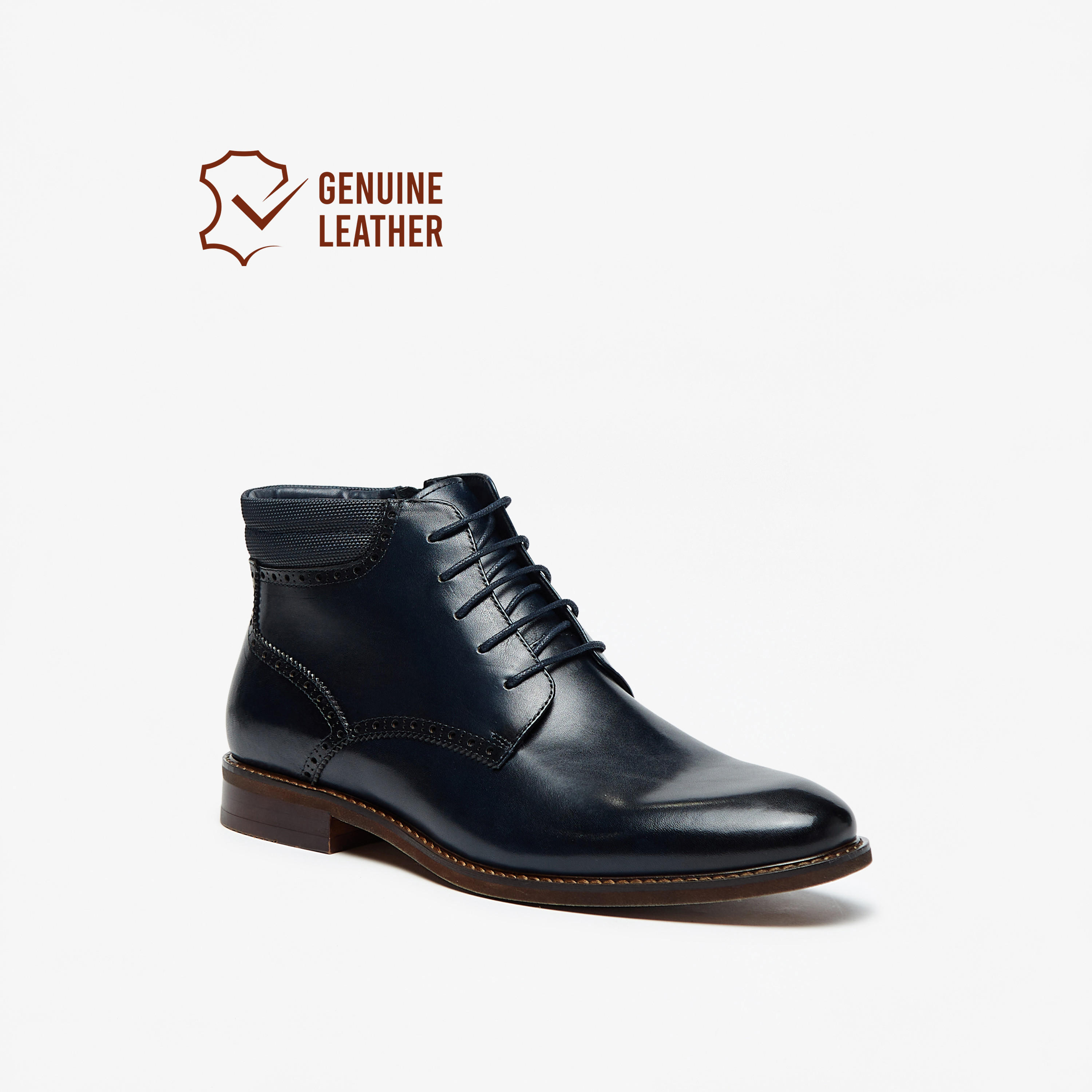 بوت تشوكا مثقّب بدانتيل ودانتيل وسحاب إغلاق للرجال من دوتشيني-men-shoes-boots-image-1