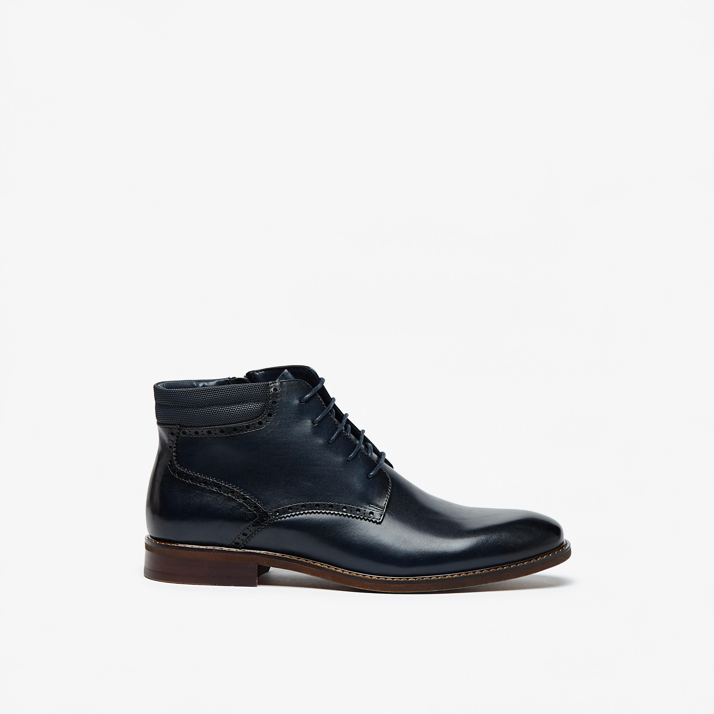 بوت تشوكا مثقّب بدانتيل ودانتيل وسحاب إغلاق للرجال من دوتشيني-men-shoes-boots-image-4