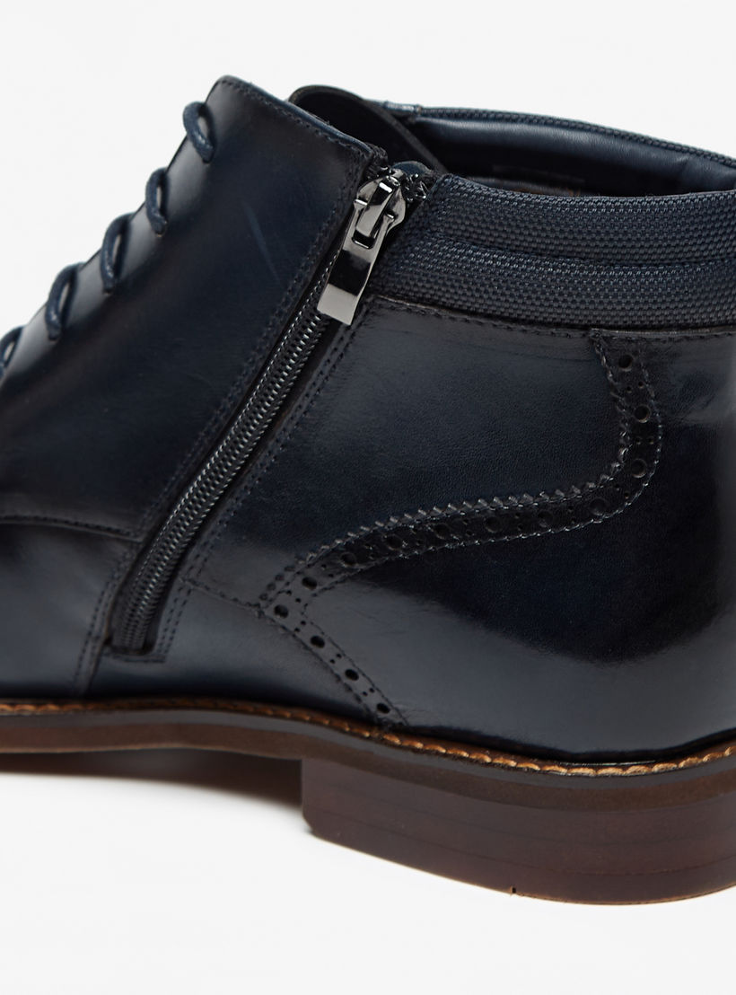 بوت تشوكا مثقّب بدانتيل ودانتيل وسحاب إغلاق للرجال من دوتشيني-men-shoes-boots-image-7