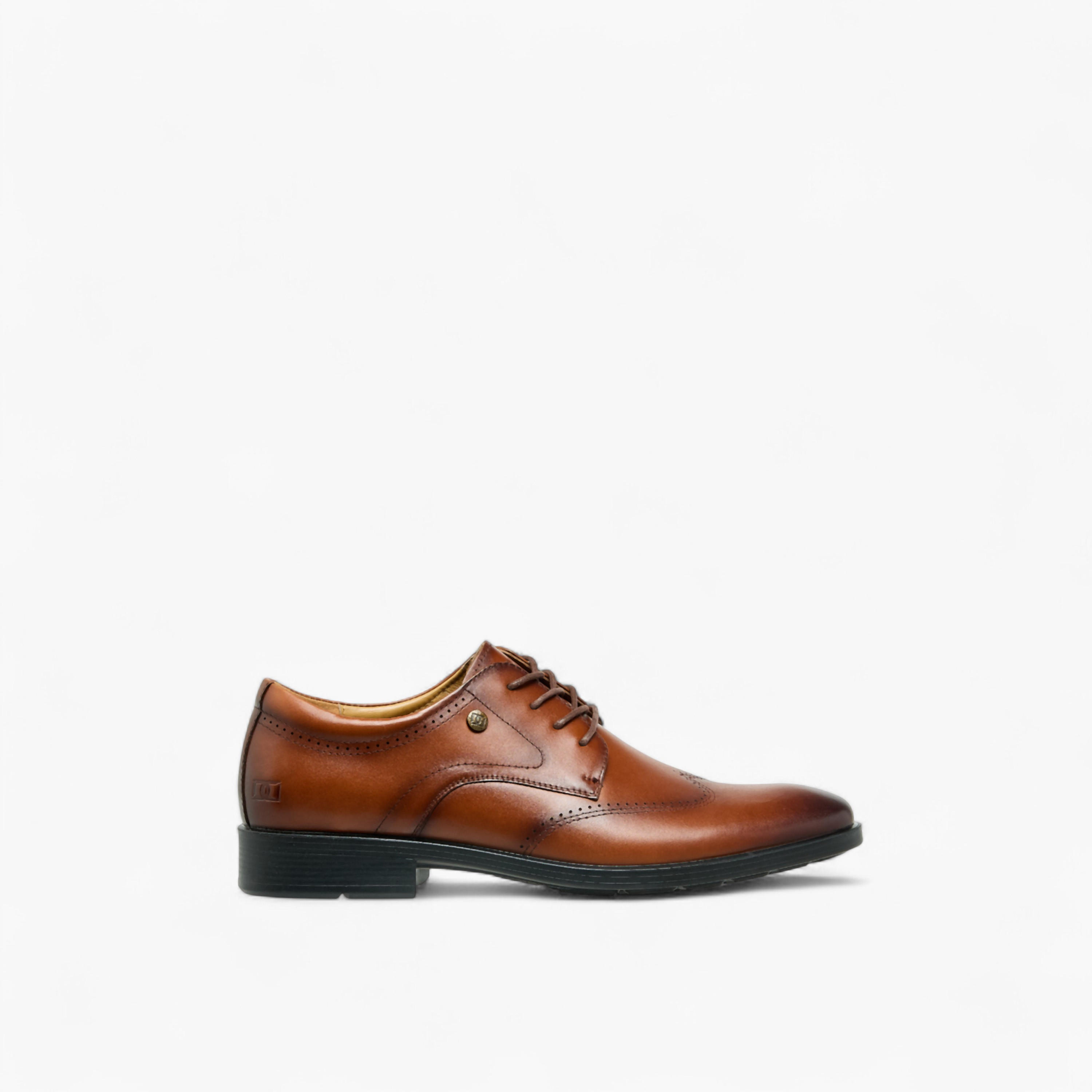 Duchini Men Genuine Leather Lace-Up Derby Shoes-men-shoes-formalshoes-image-3