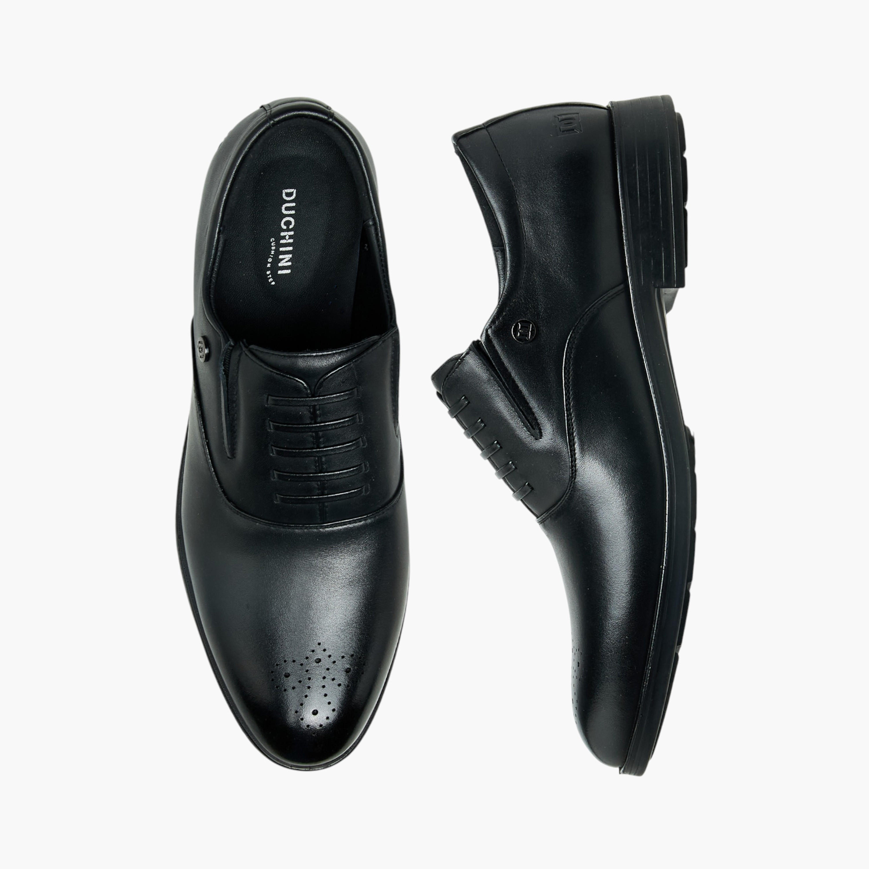 Duchini Men Genuine Leather Slip-On Oxford Shoes-men-shoes-formalshoes-image-1