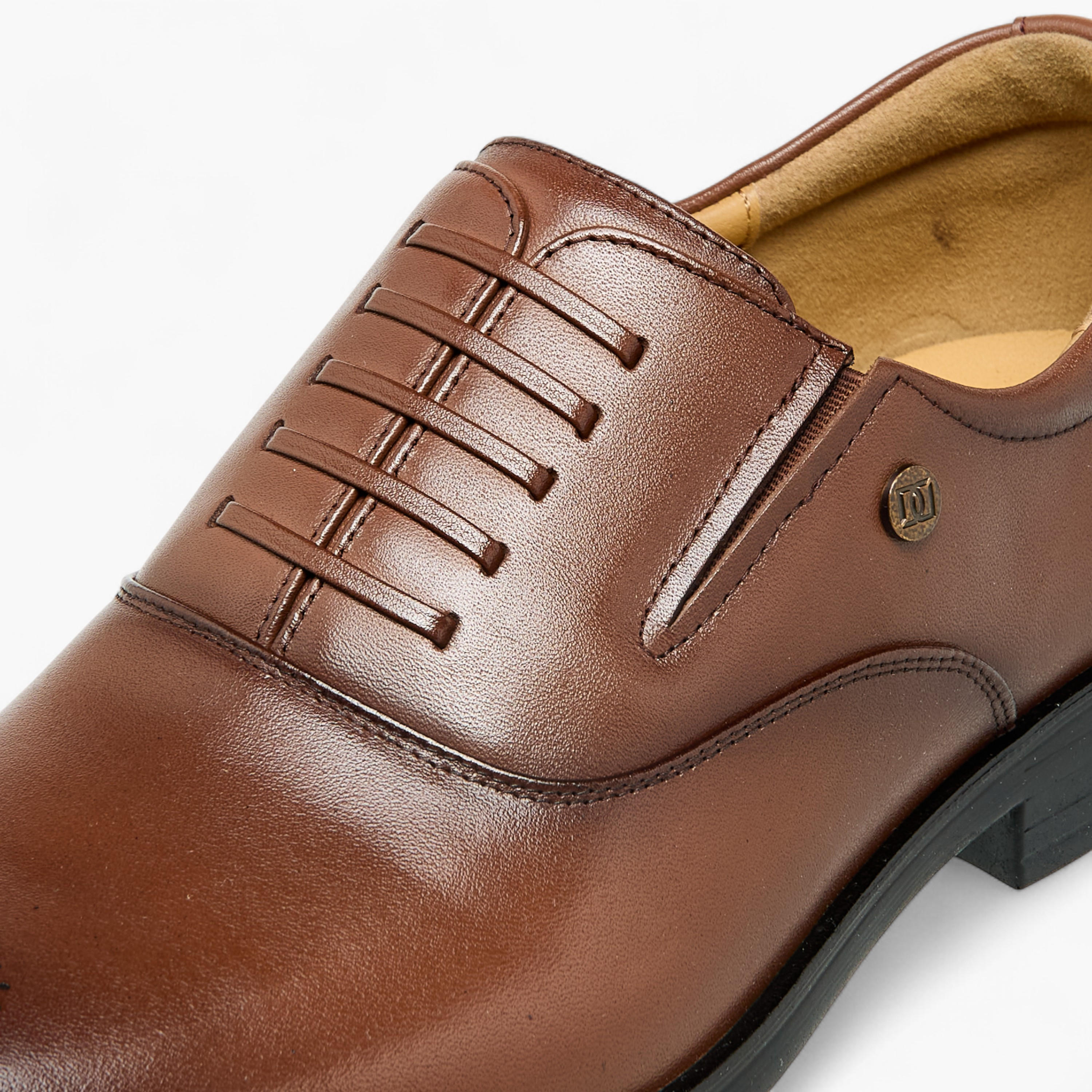 Duchini Men Genuine Leather Slip-On Oxford Shoes-men-shoes-formalshoes-image-4