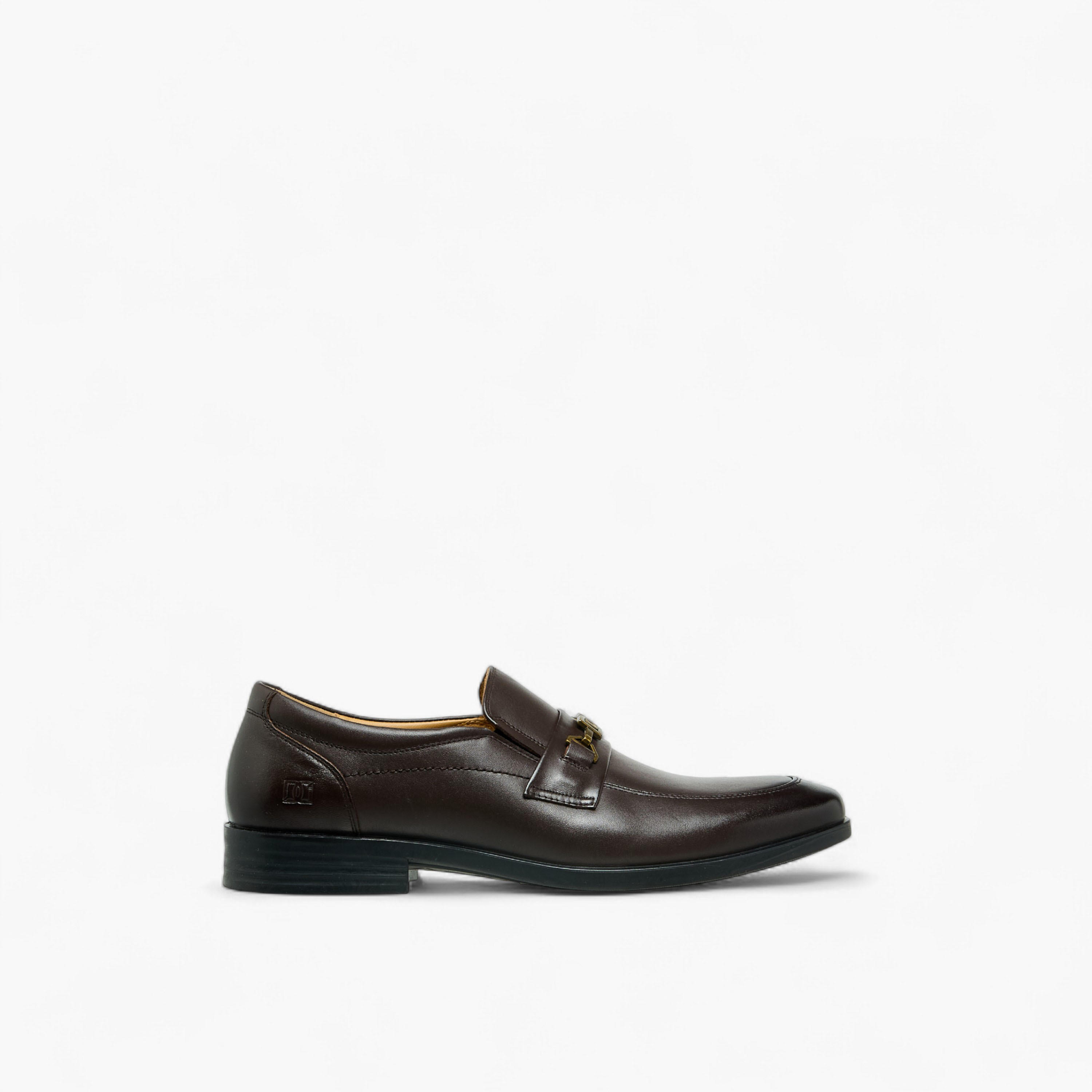 Duchini Men Metal Accent Genuine Leather Loafers-men-shoes-loafersandmoccasins-image-3