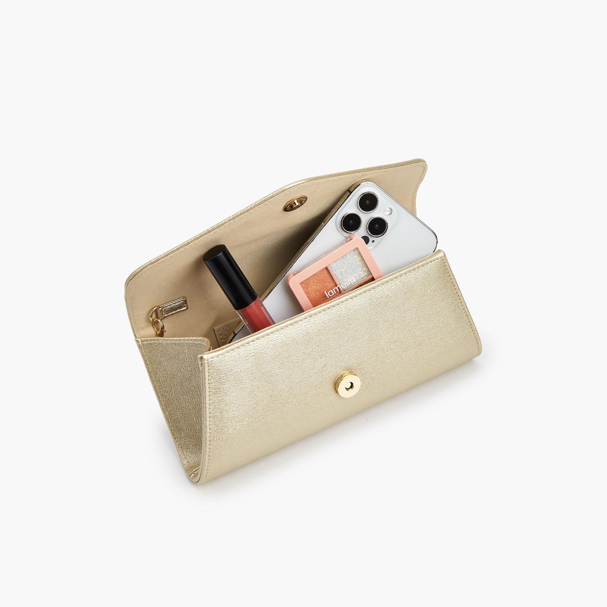Flora Bella Textured Clutch with Detachable Chain Strap-women-bagsandwallets-handbags-image-7