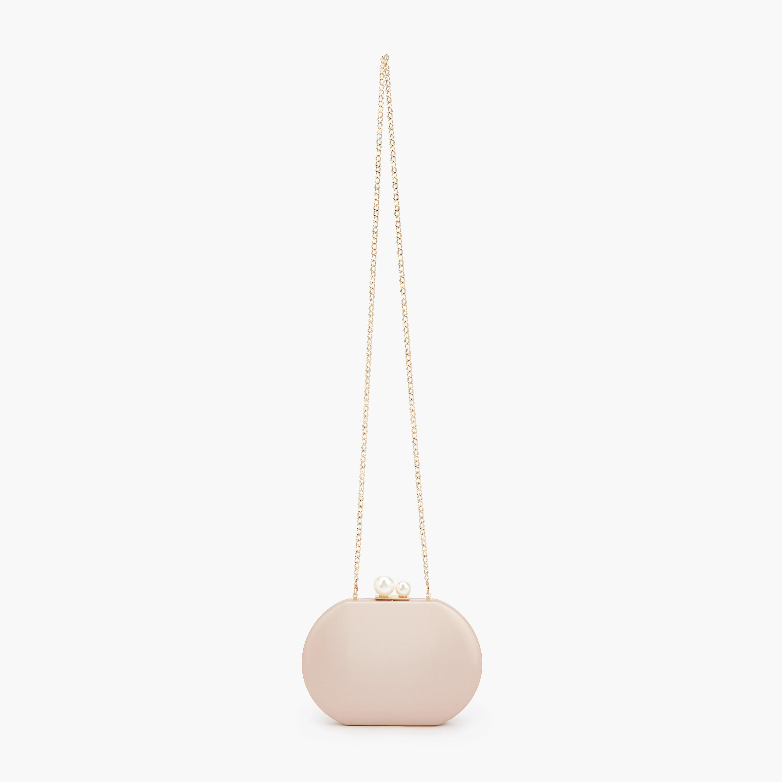 شنطة كلاتش سادة بحزام سلسلة قابل للفصل من فلورا بيلا-women-bagsandwallets-handbags-image-2
