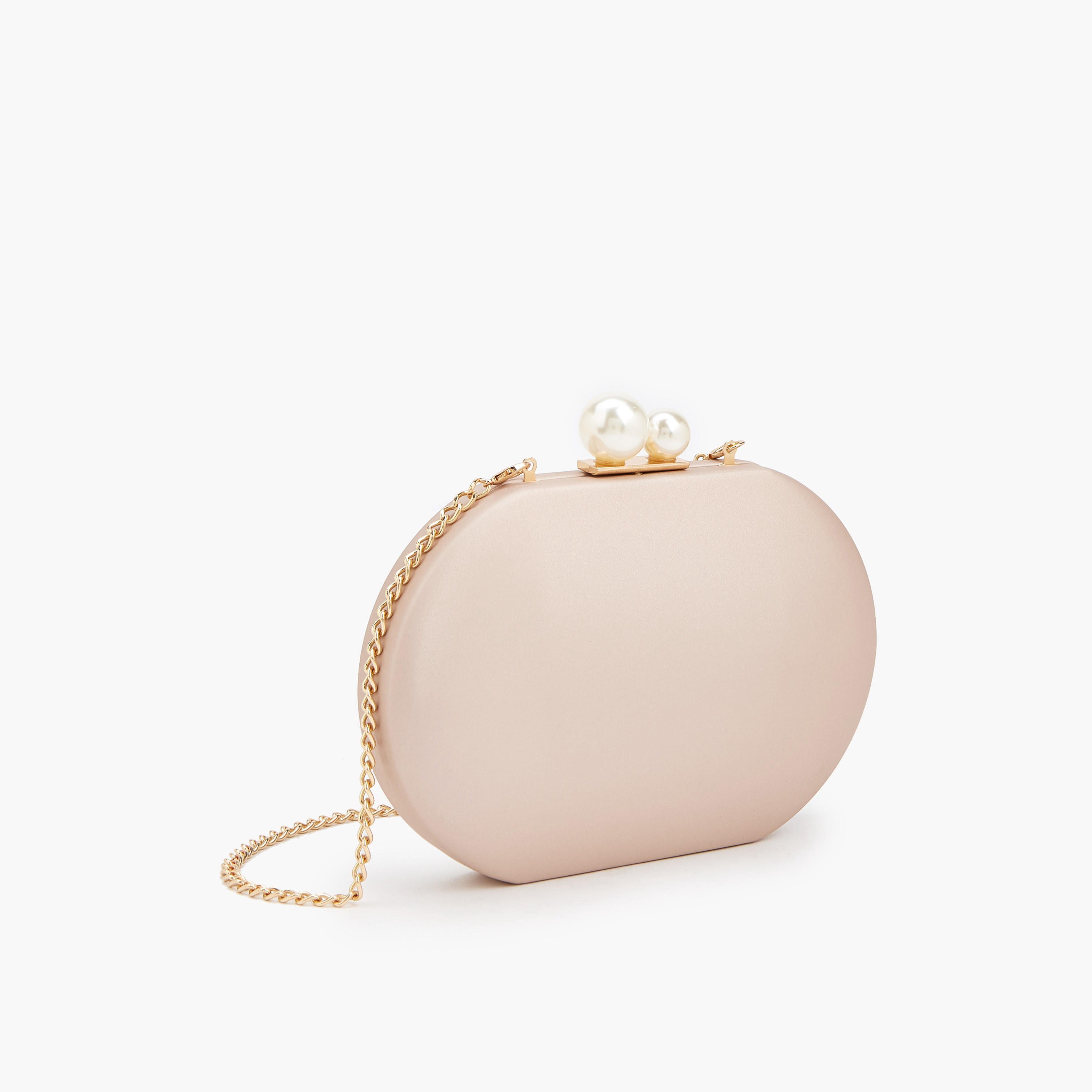 شنطة كلاتش سادة بحزام سلسلة قابل للفصل من فلورا بيلا-women-bagsandwallets-handbags-image-3