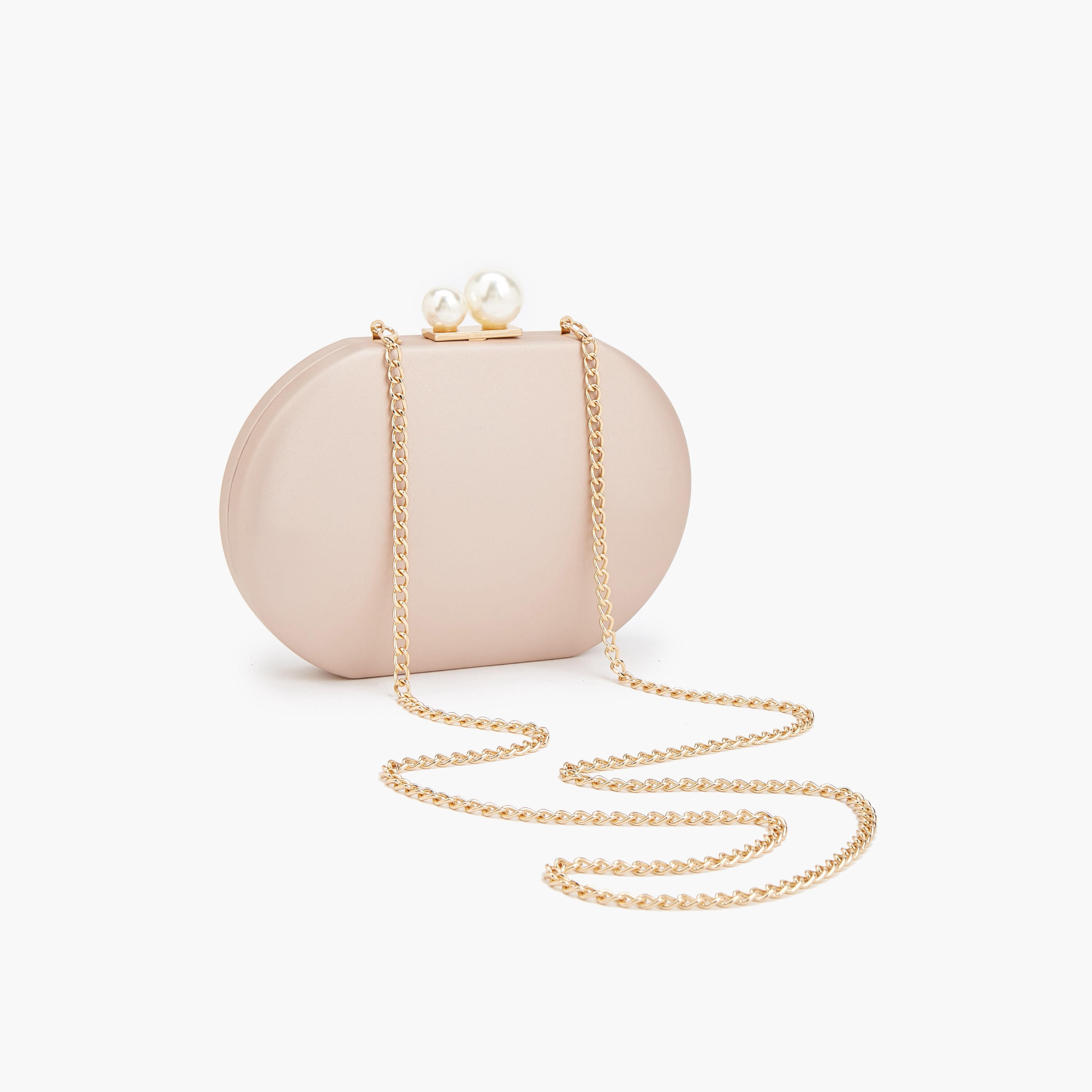 شنطة كلاتش سادة بحزام سلسلة قابل للفصل من فلورا بيلا-women-bagsandwallets-handbags-image-5