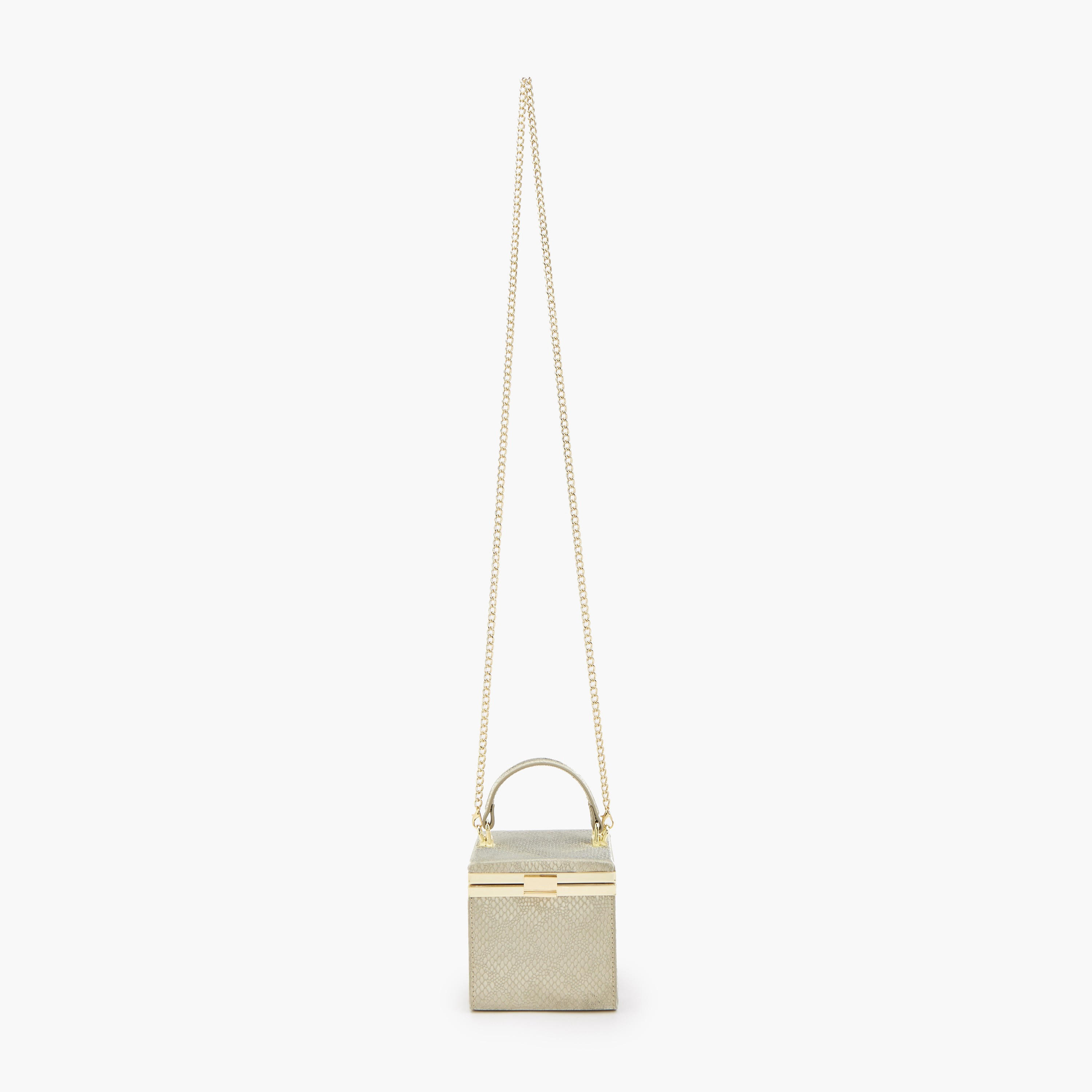 Flora Bella Textured Crossbody Bag with Chain Strap-women-bagsandwallets-handbags-image-2