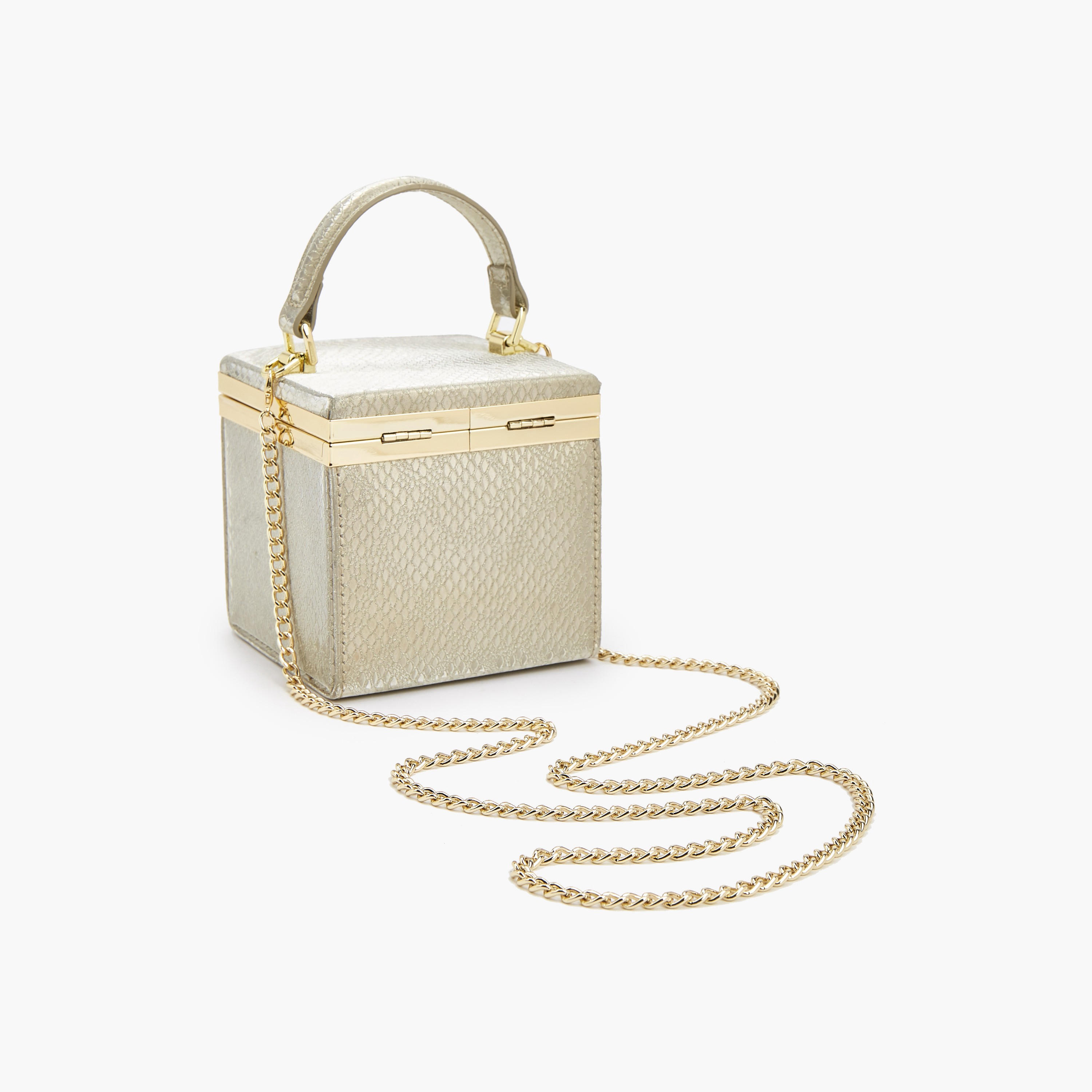 Flora Bella Textured Crossbody Bag with Chain Strap-women-bagsandwallets-handbags-image-5