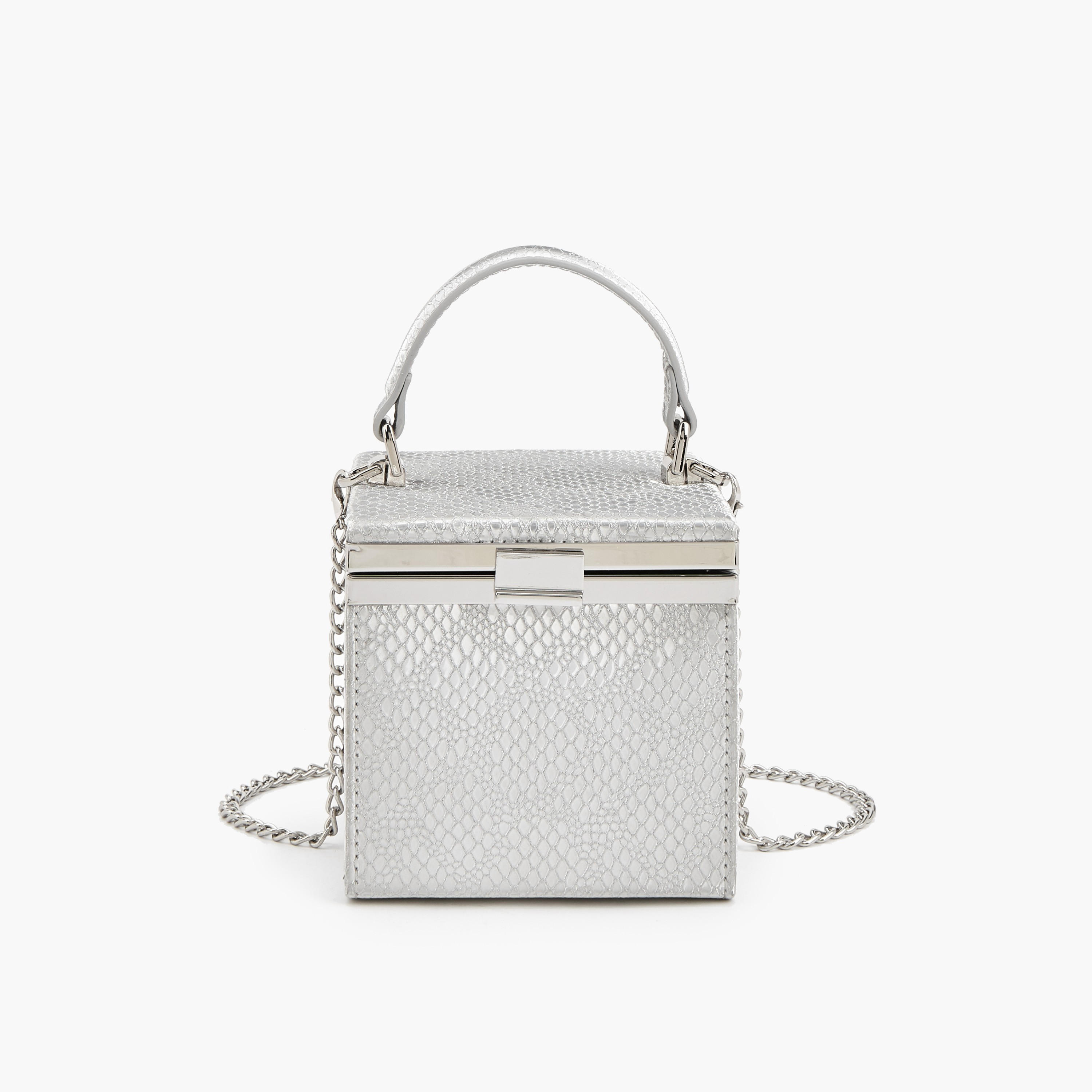 Flora Bella Textured Crossbody Bag with Detachable Chain Strap-women-bagsandwallets-handbags-image-1