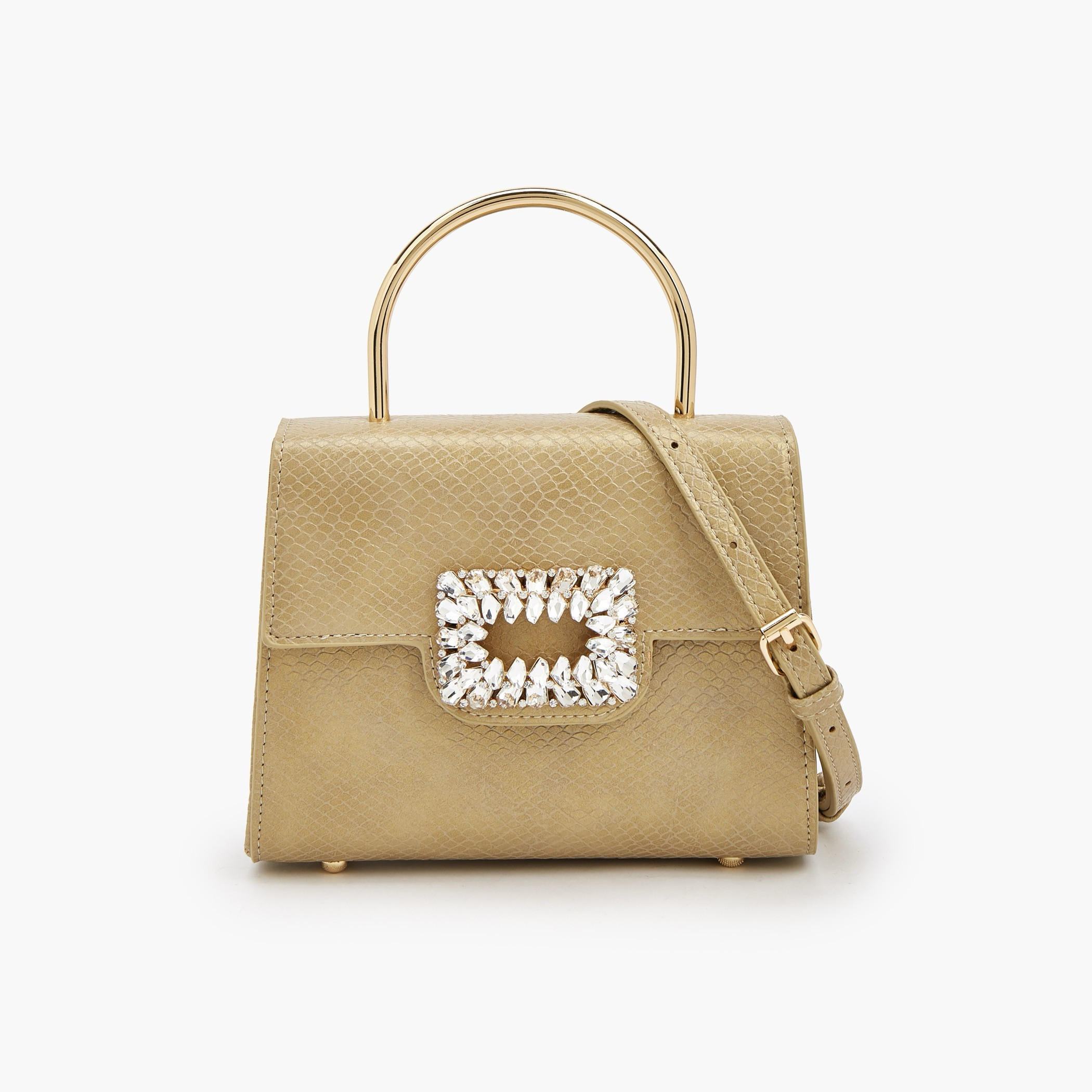 Flora Bella Embellished Buckle Crossbody Bag with Detachable Strap-women-bagsandwallets-handbags-image-1