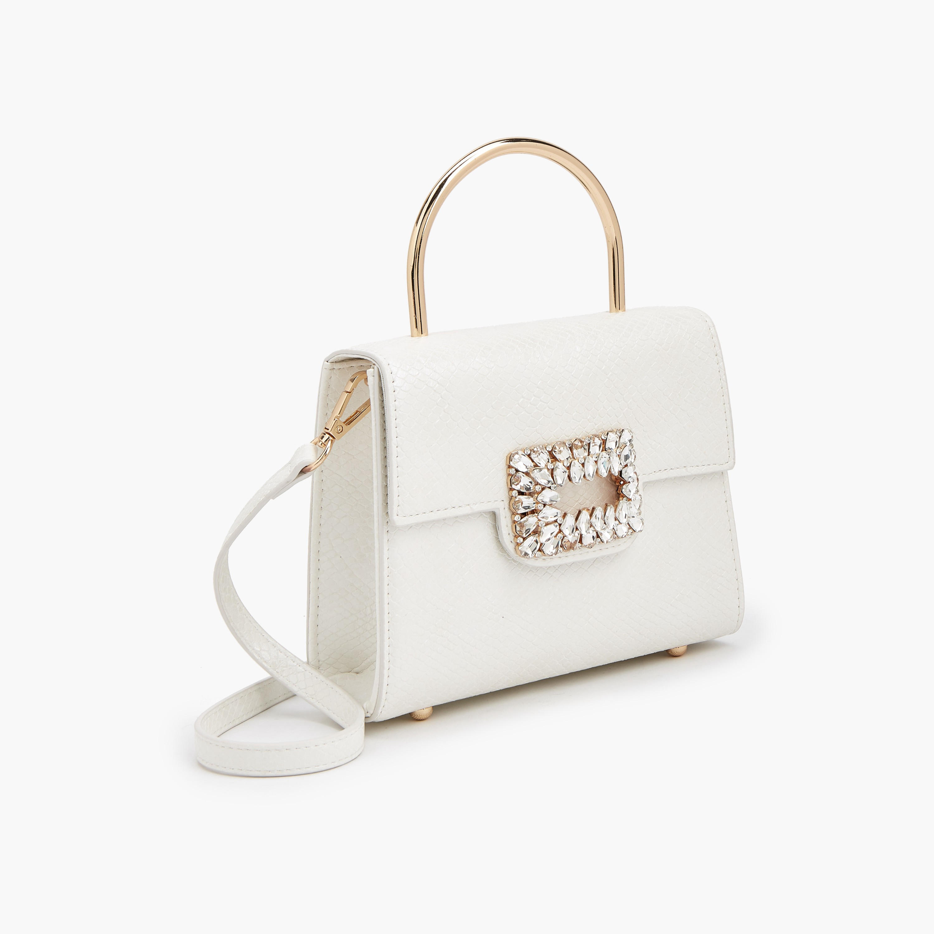 Flora Bella Embellished Buckle Crossbody Bag with Detachable Strap-women-bagsandwallets-handbags-image-4