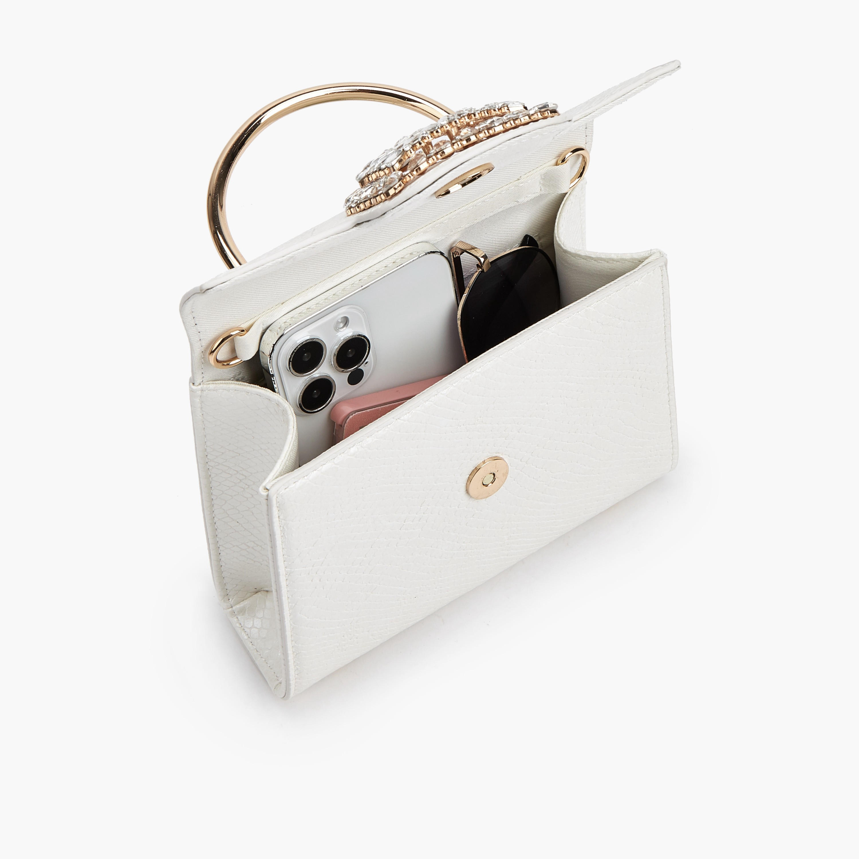 Flora Bella Embellished Buckle Crossbody Bag with Detachable Strap-women-bagsandwallets-handbags-image-9