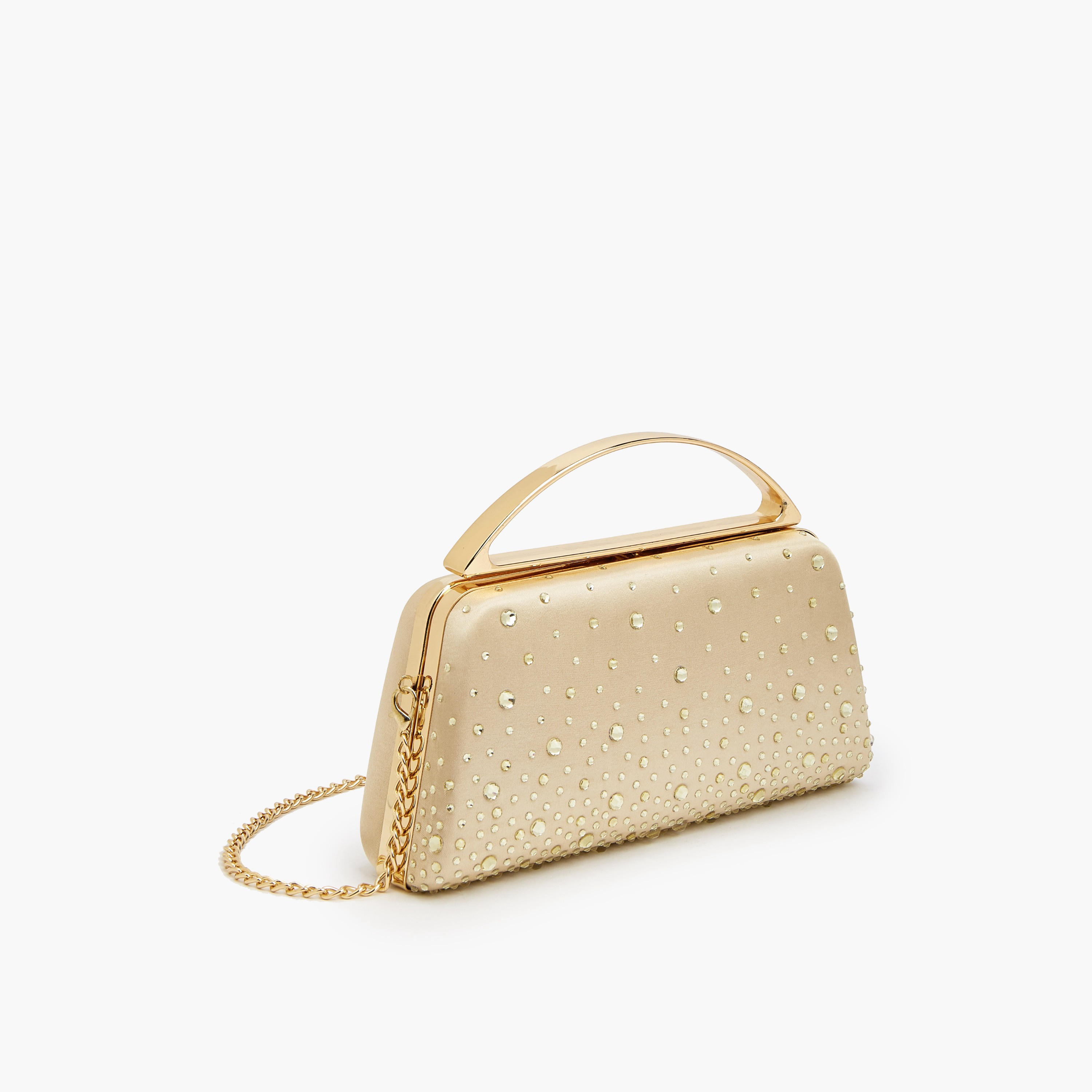 شنطة كلاتش مزينة بحزام سلسلة قابل للفصل-women-bagsandwallets-handbags-image-3