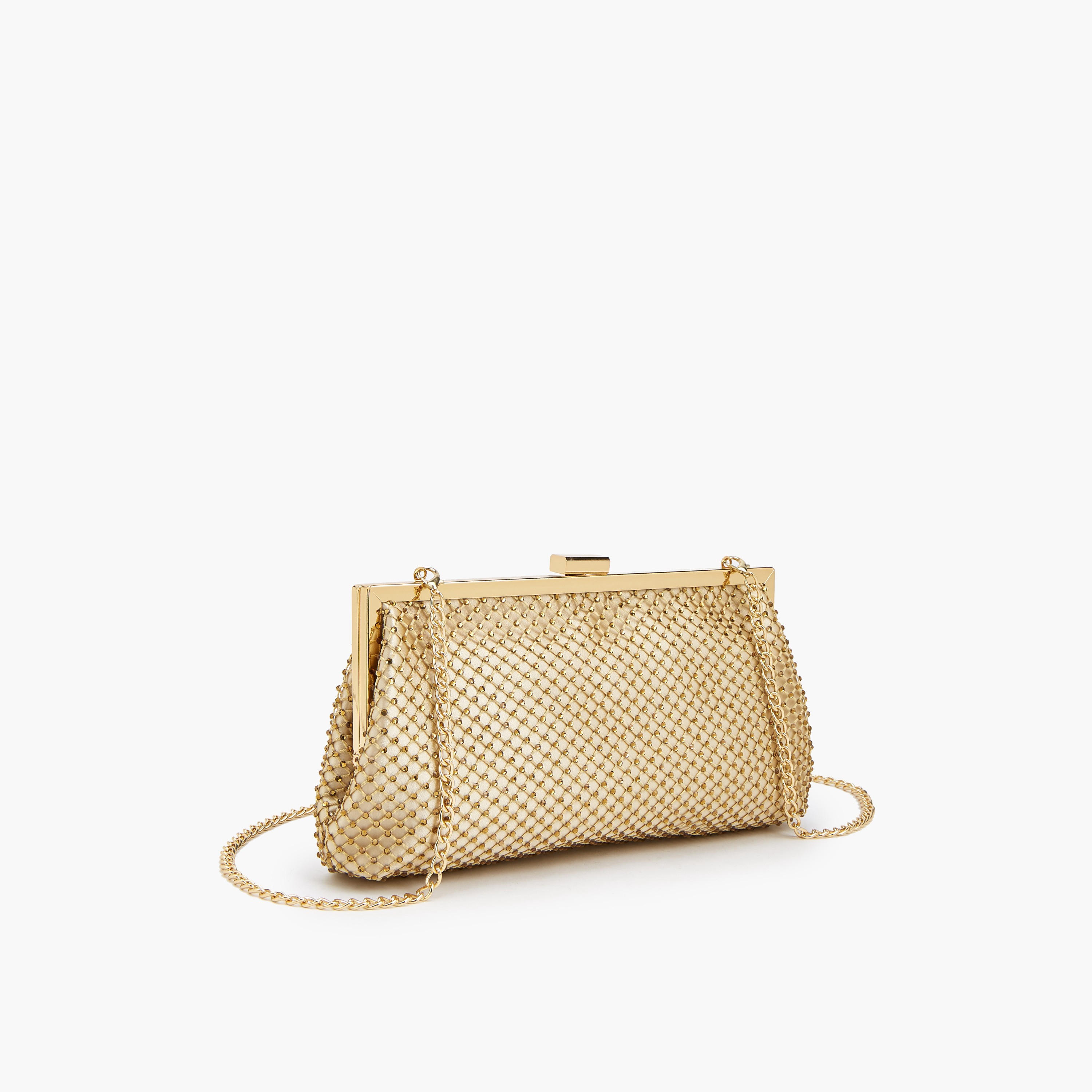 Flora Bella Embellished Clutch with Chain Strap-women-bagsandwallets-handbags-image-3