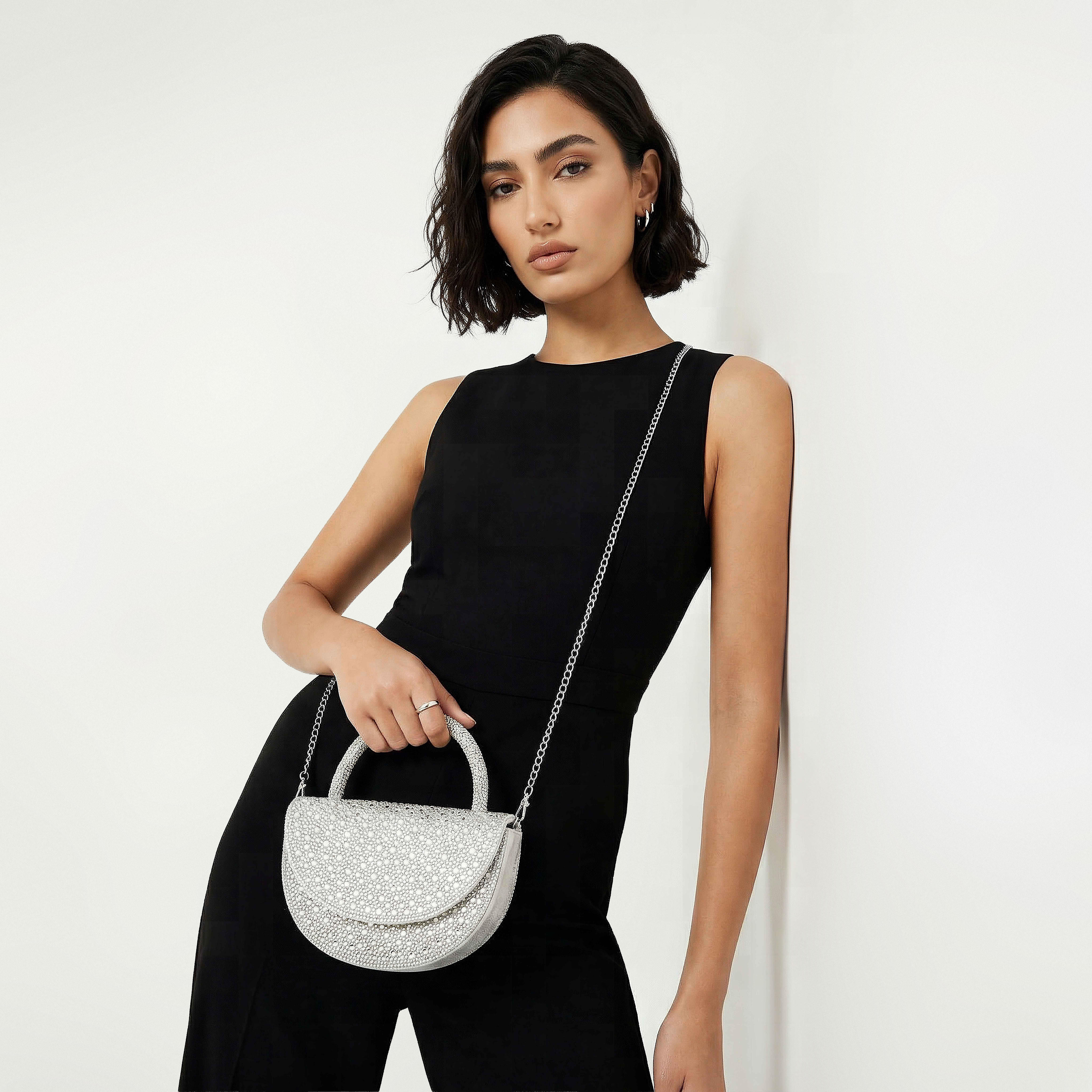 Flora Bella Embellished Crossbody Bag with Detachable Chain Strap-women-bagsandwallets-handbags-image-2