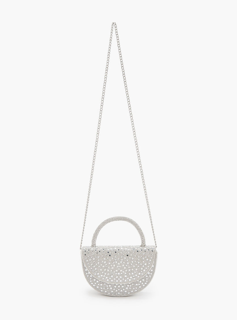 Flora Bella Embellished Crossbody Bag with Detachable Chain Strap-women-bagsandwallets-handbags-image-3