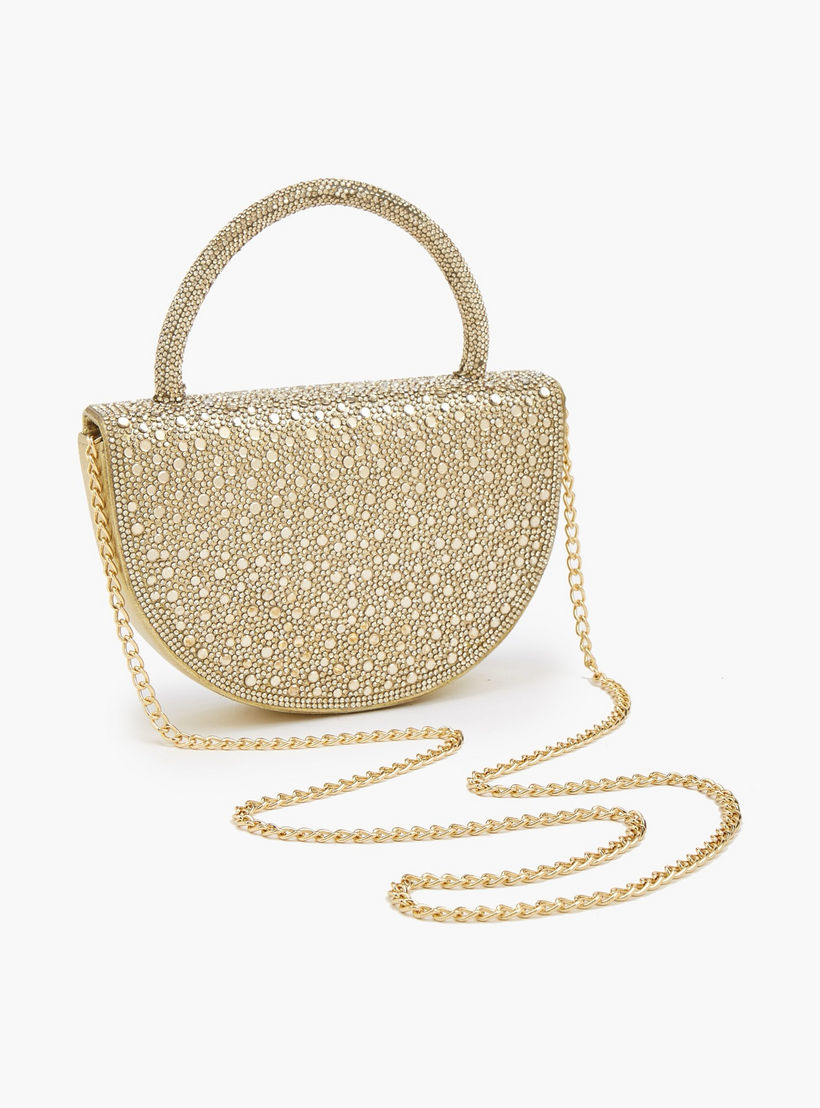 Flora Bella Embellished Crossbody Bag with Detachable Chain Strap-women-bagsandwallets-handbags-image-7