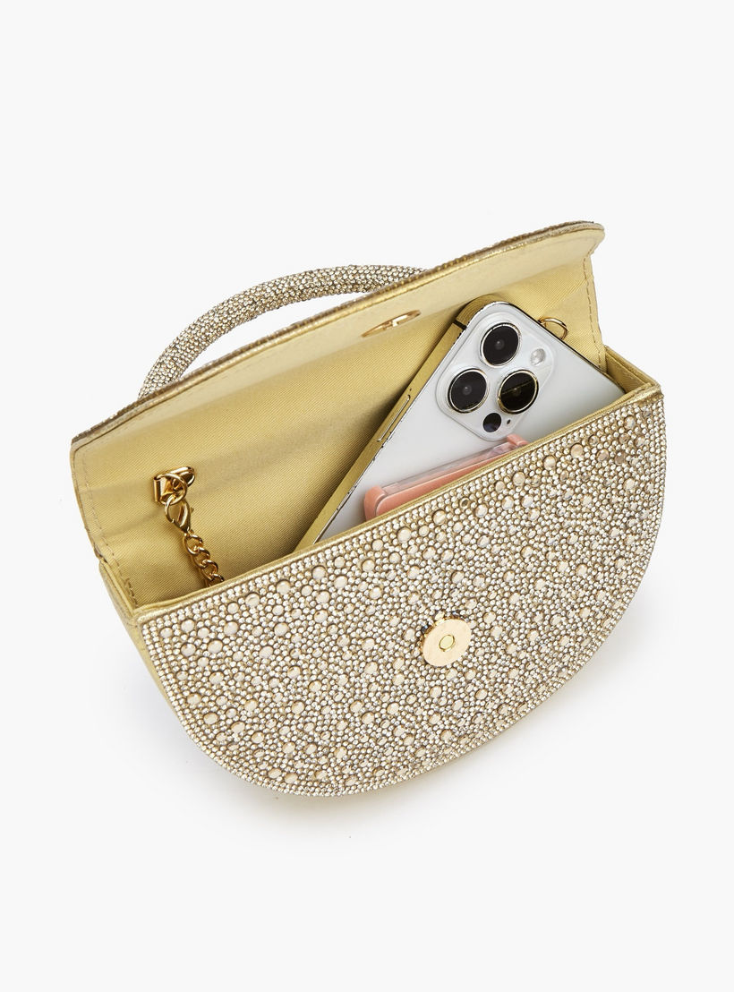 Flora Bella Embellished Crossbody Bag with Detachable Chain Strap-women-bagsandwallets-handbags-image-8