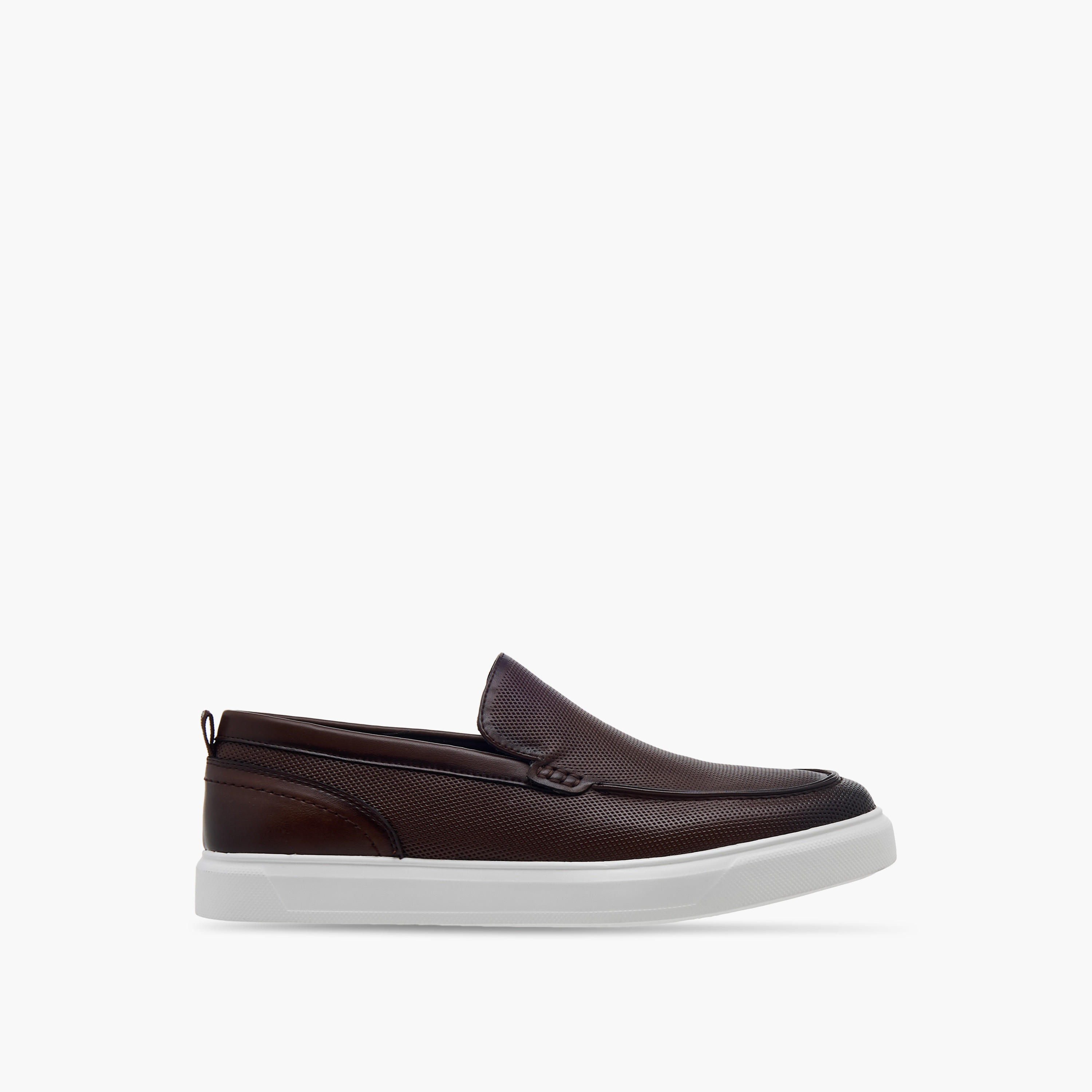 Lee Cooper Men's Textured Slip-On Loafers-men-shoes-loafersandmoccasins-image-3