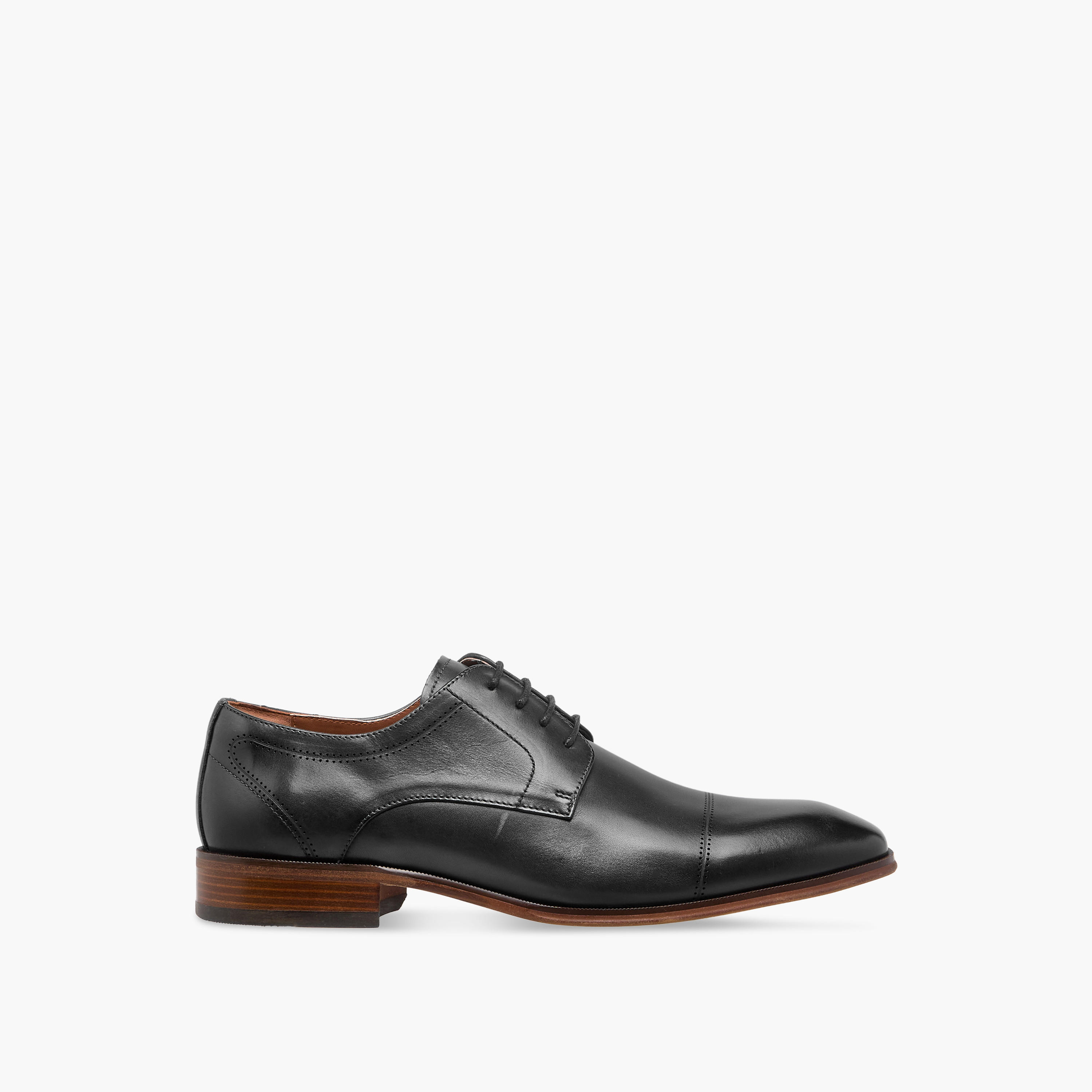 Duchini Men Genuine Leather Lace-Up Derby Shoes-men-shoes-formalshoes-image-3