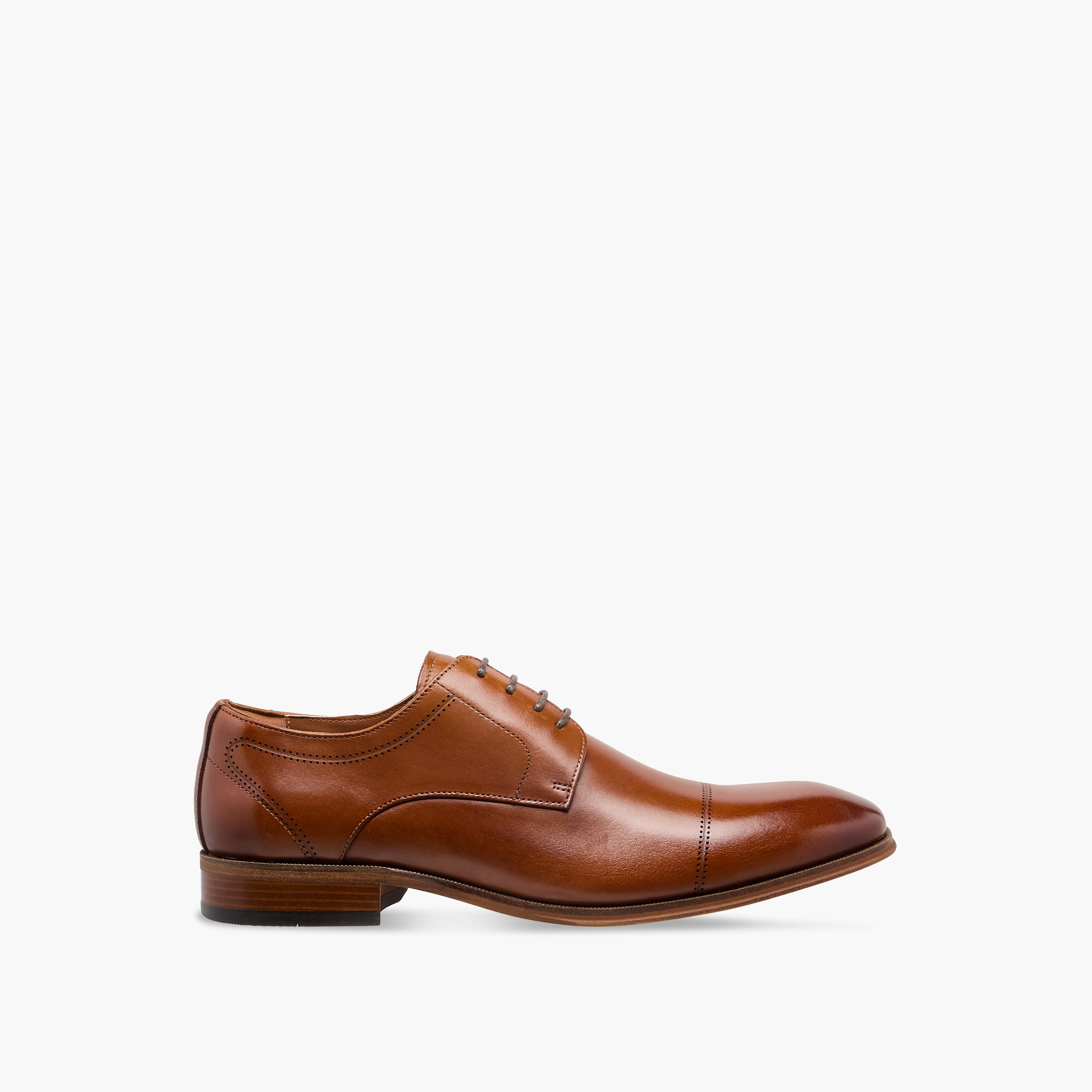 Duchini Men Genuine Leather Lace-Up Derby Shoes-men-shoes-formalshoes-image-3