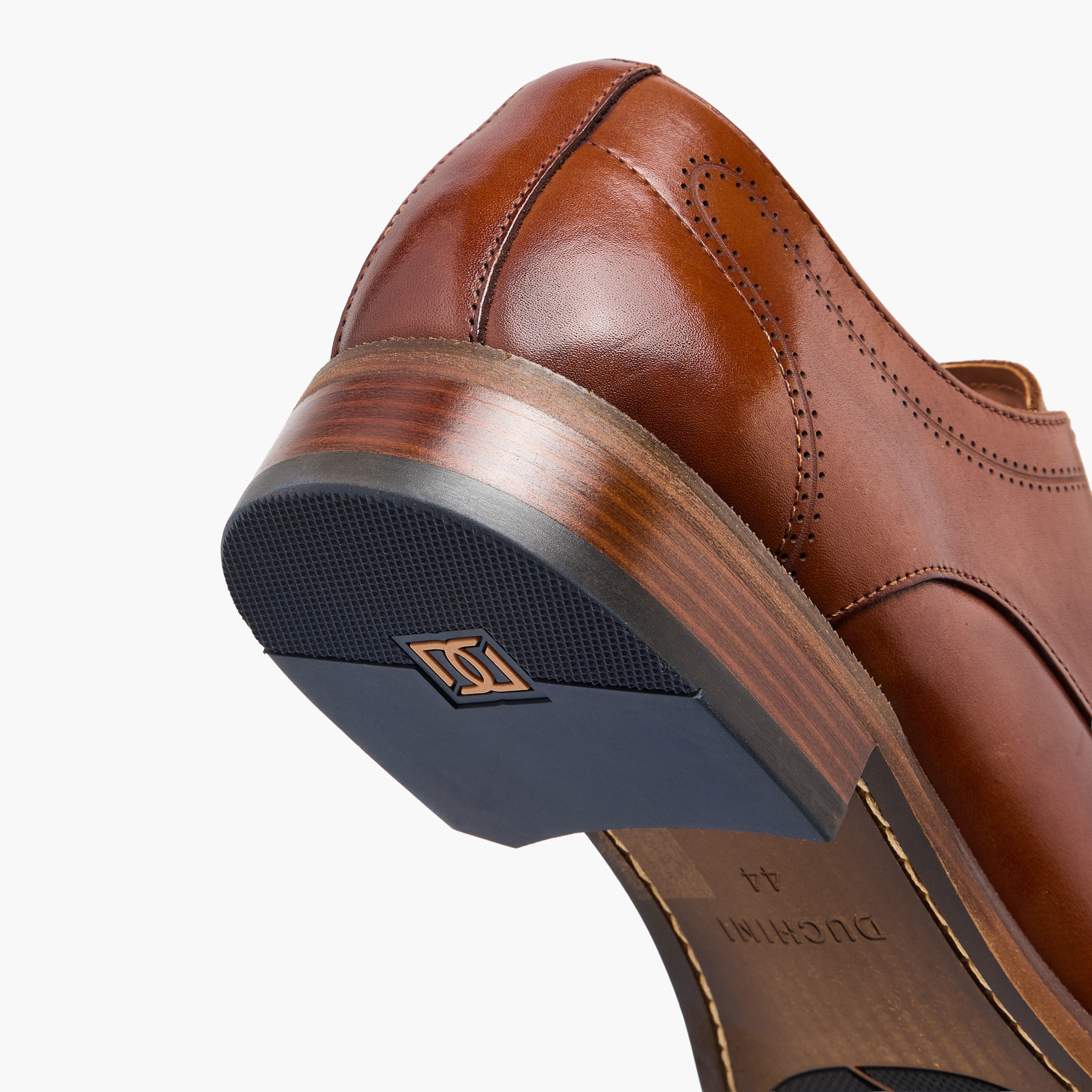 Duchini Men Genuine Leather Lace-Up Derby Shoes-men-shoes-formalshoes-image-5
