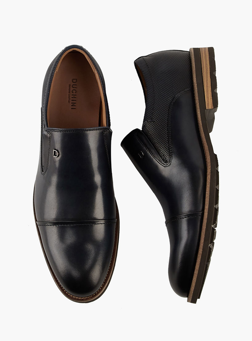 Duchini Men's Leather Solid Slip-On Loafers-men-shoes-formalshoes-image-1