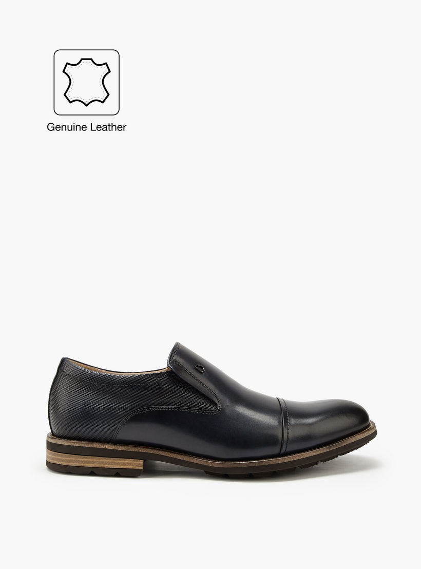 Duchini Men's Leather Solid Slip-On Loafers-men-shoes-formalshoes-image-2