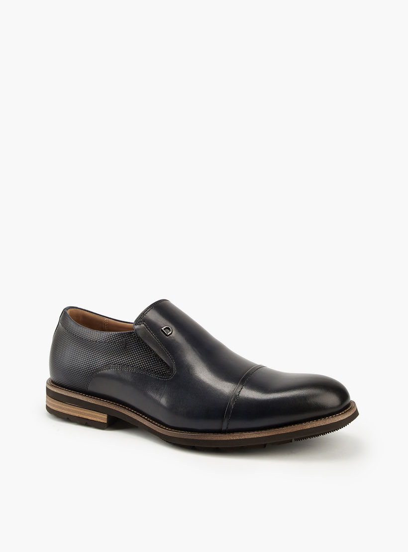 Duchini Men's Leather Solid Slip-On Loafers-men-shoes-formalshoes-image-3