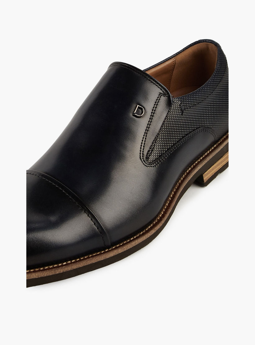 Duchini Men's Leather Solid Slip-On Loafers-men-shoes-formalshoes-image-4