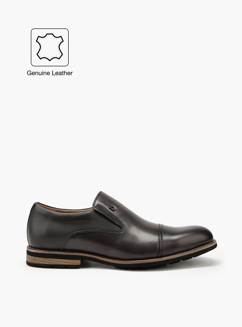 Duchini Men's Leather Solid Slip-On Loafers-men-shoes-loafersandmoccasins-image-2