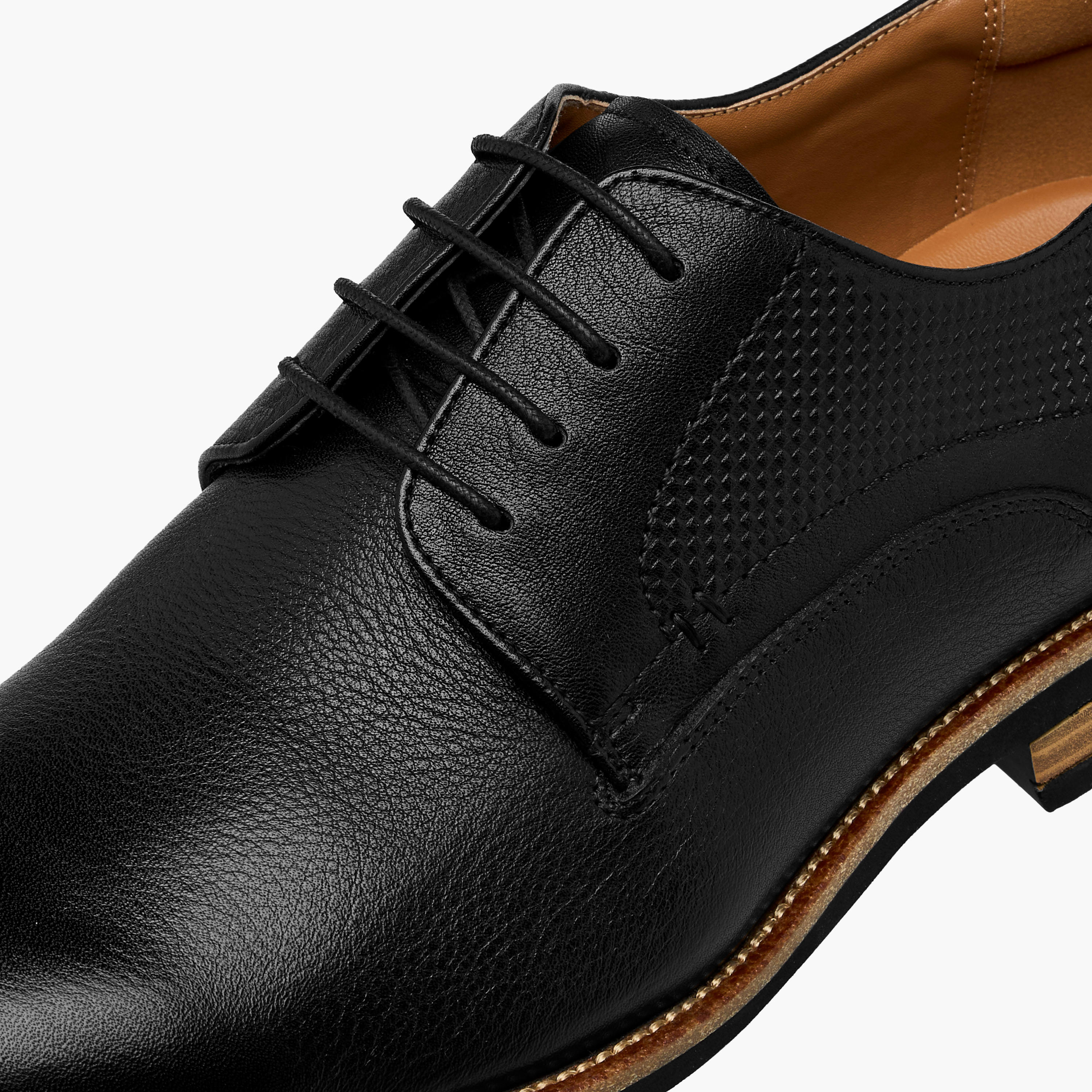 Duchini Men Lace-Up Leather Derby Shoes-men-shoes-formalshoes-image-4