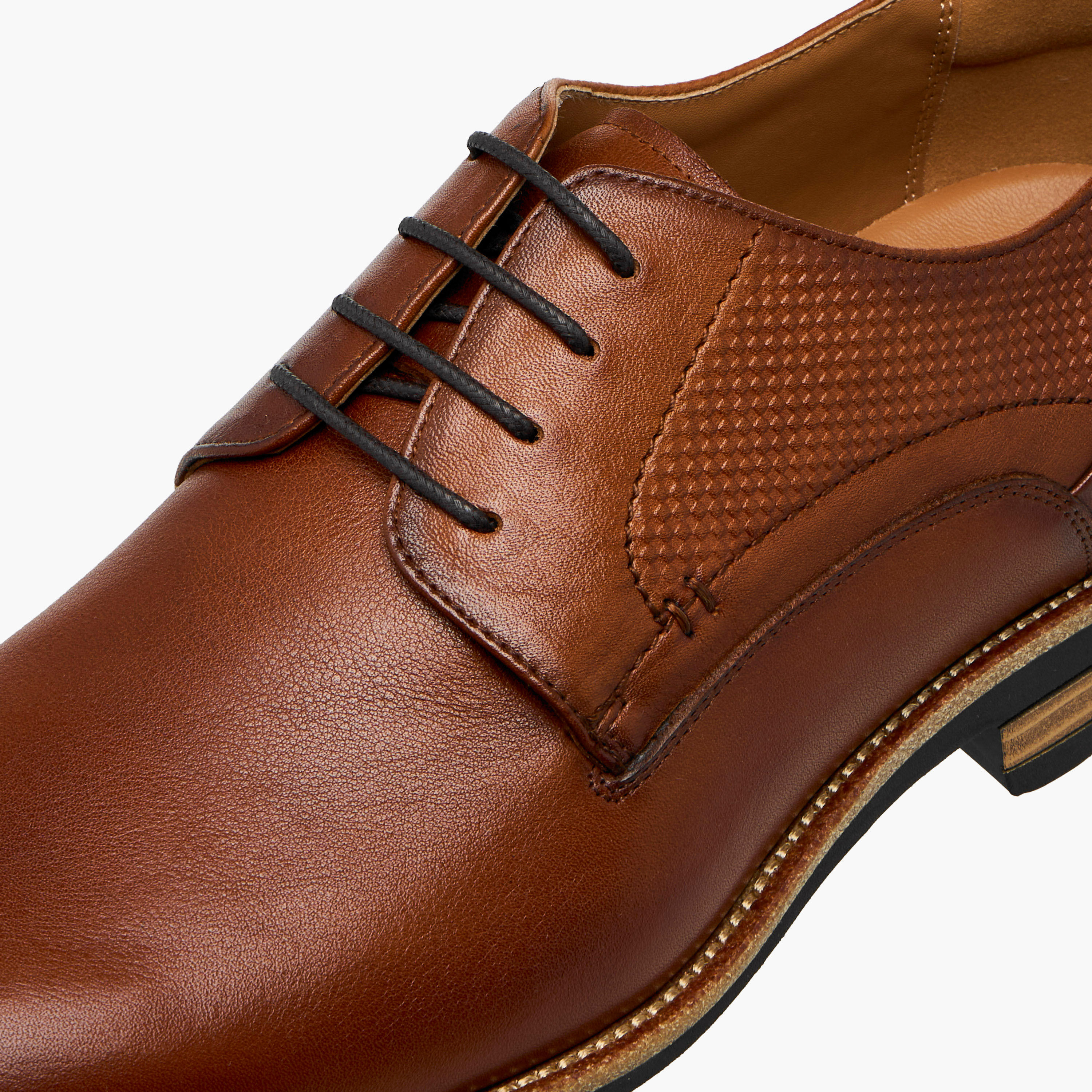Duchini Men Lace-Up Leather Derby Shoes-men-shoes-formalshoes-image-4