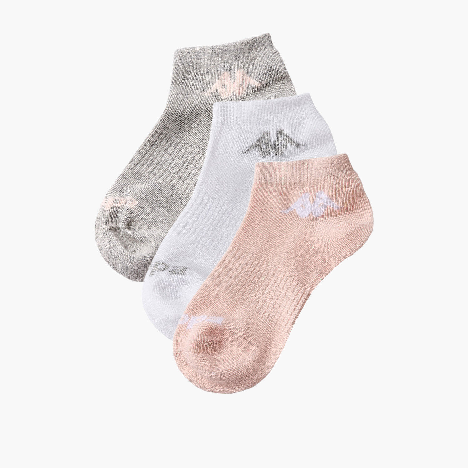 Kappa Pack of 3 Ankle Length Cotton Socks-women-socksandstockings-image-11