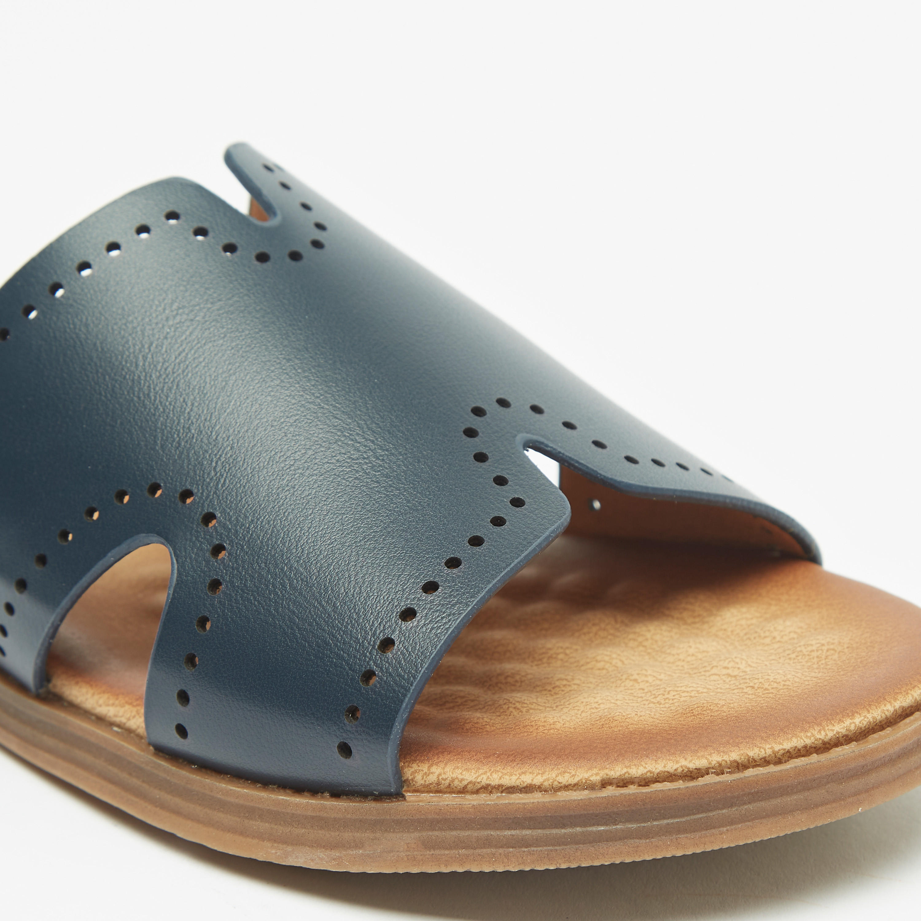 Le Confort Perforated Slip-On Slide Sandals-women-shoes-flats-sandals-image-5